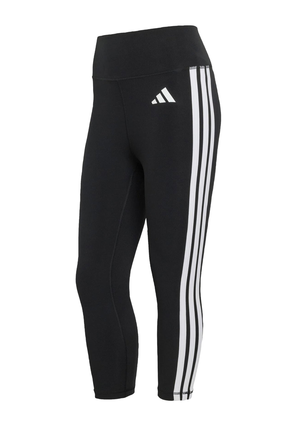 OPTIME ESSENTIALS WORKOUT 3 STRIPES 3/4 - 3/4 sports trousers - black/white