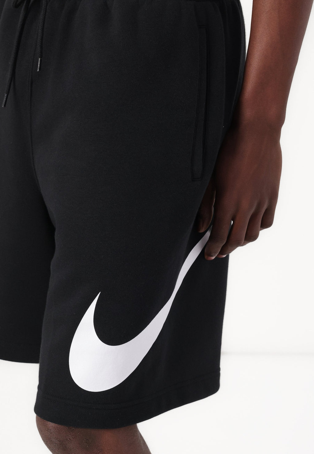 CLUB - Tracksuit bottoms - black/white