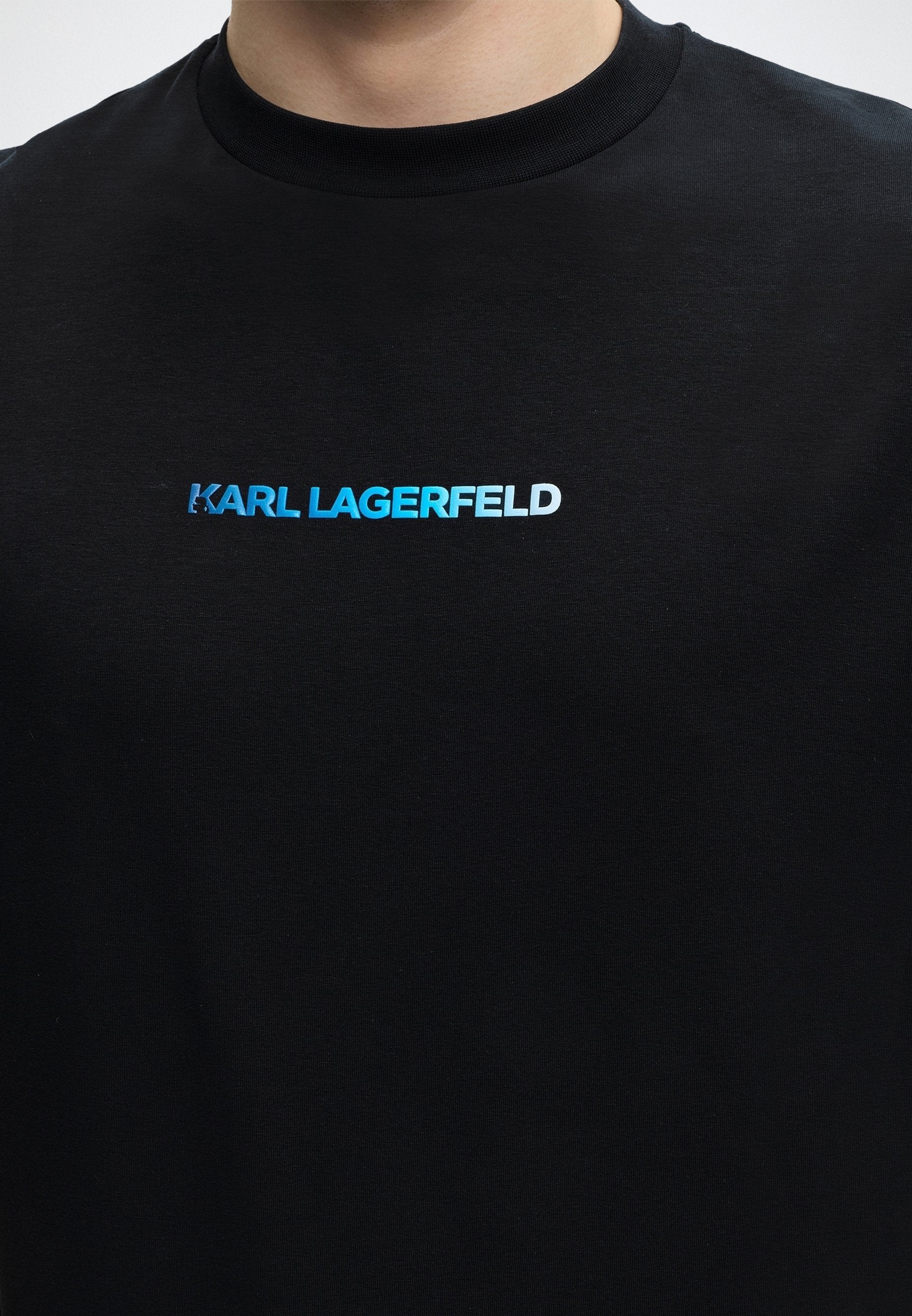 Print T-shirt - midnight blue
