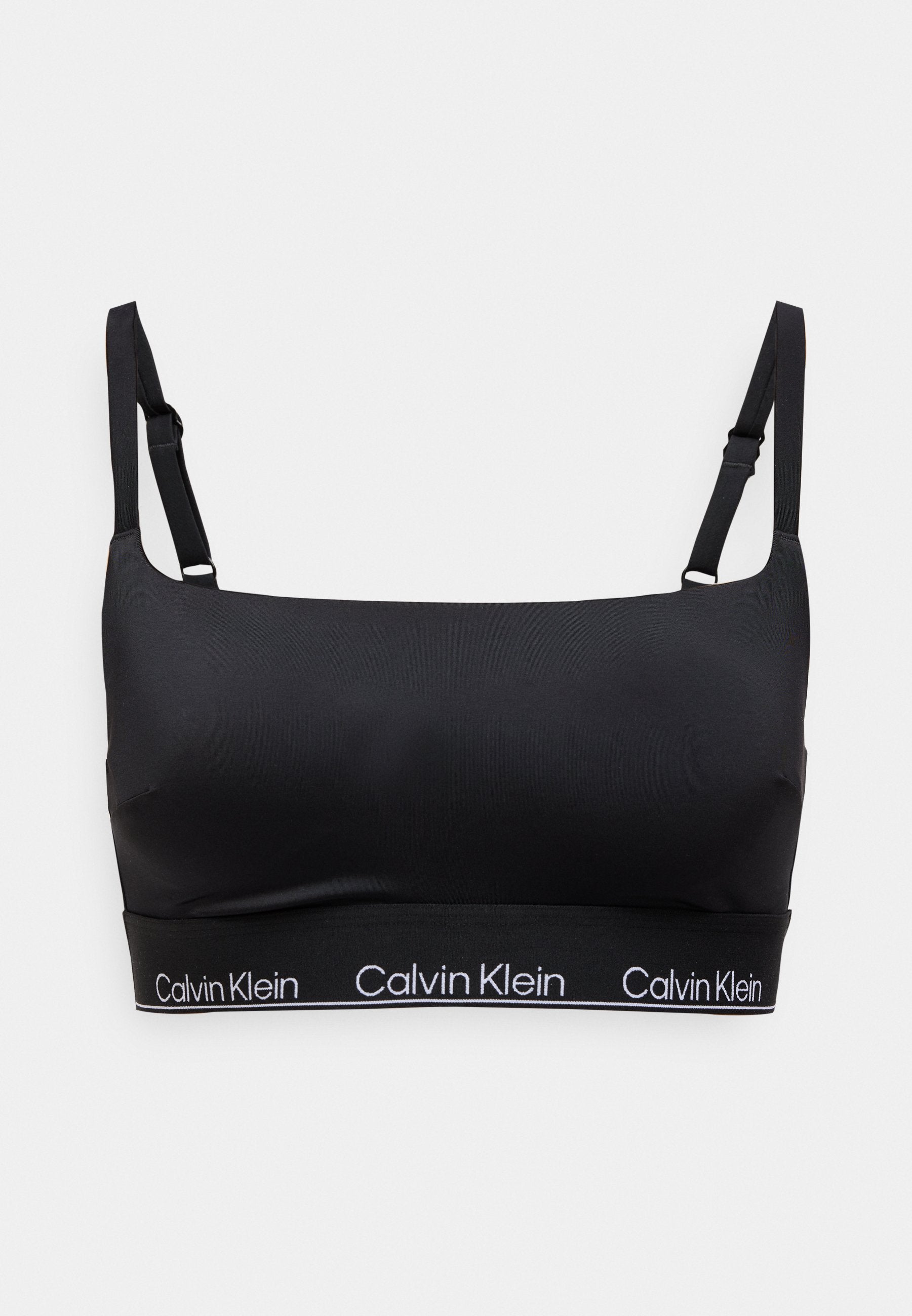 SQUARE NECK BRALETTE ICON SWIM - Bikini üstü - siyah