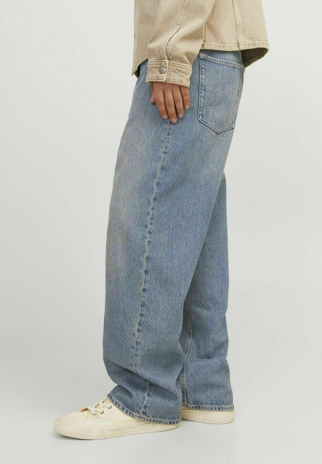 gy fit JJIALEX JJORIGINAL SBD 308 NOOS - Baggy Jeans - blue denim