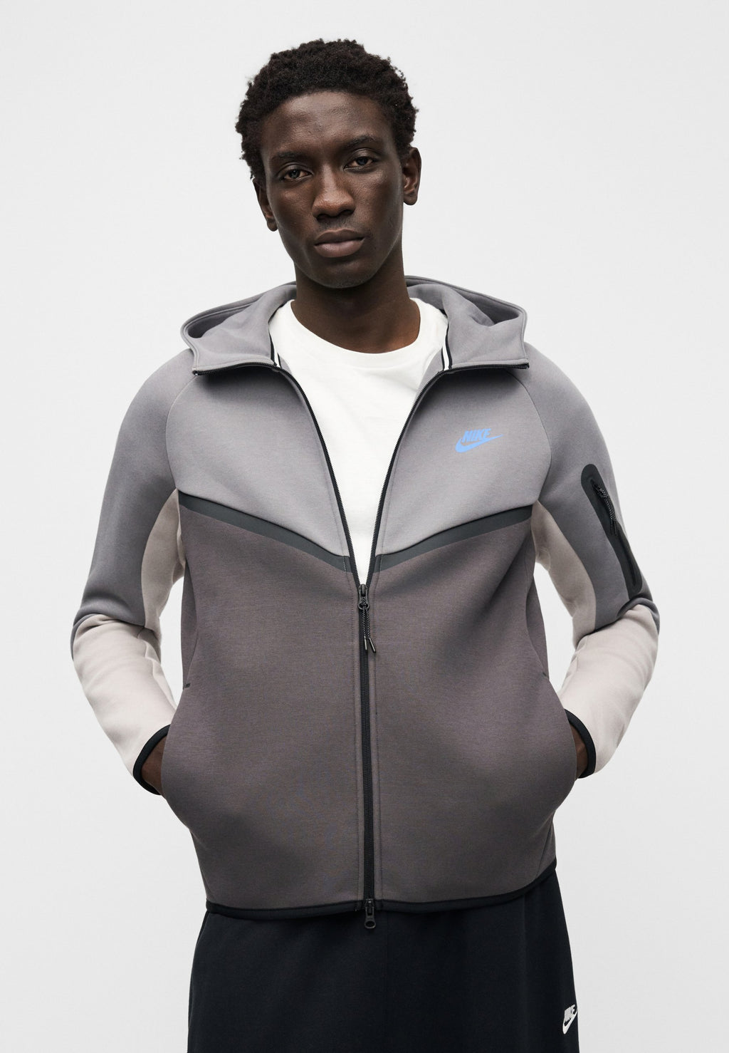 Polaire - gris crayon/gris moyen/gris université/saphir