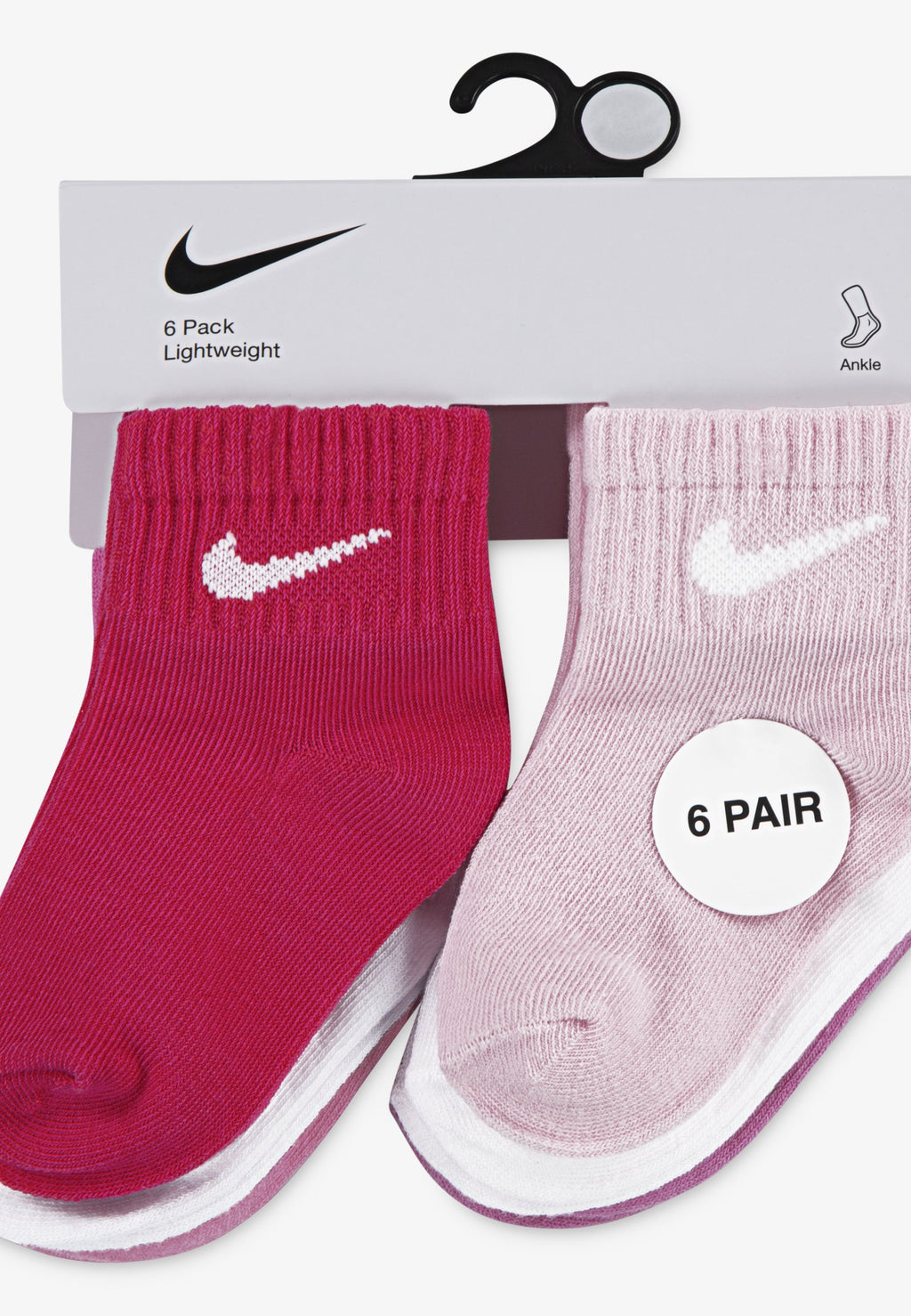 INFANT ANKLE 6 PACK - Socks - vivid pink