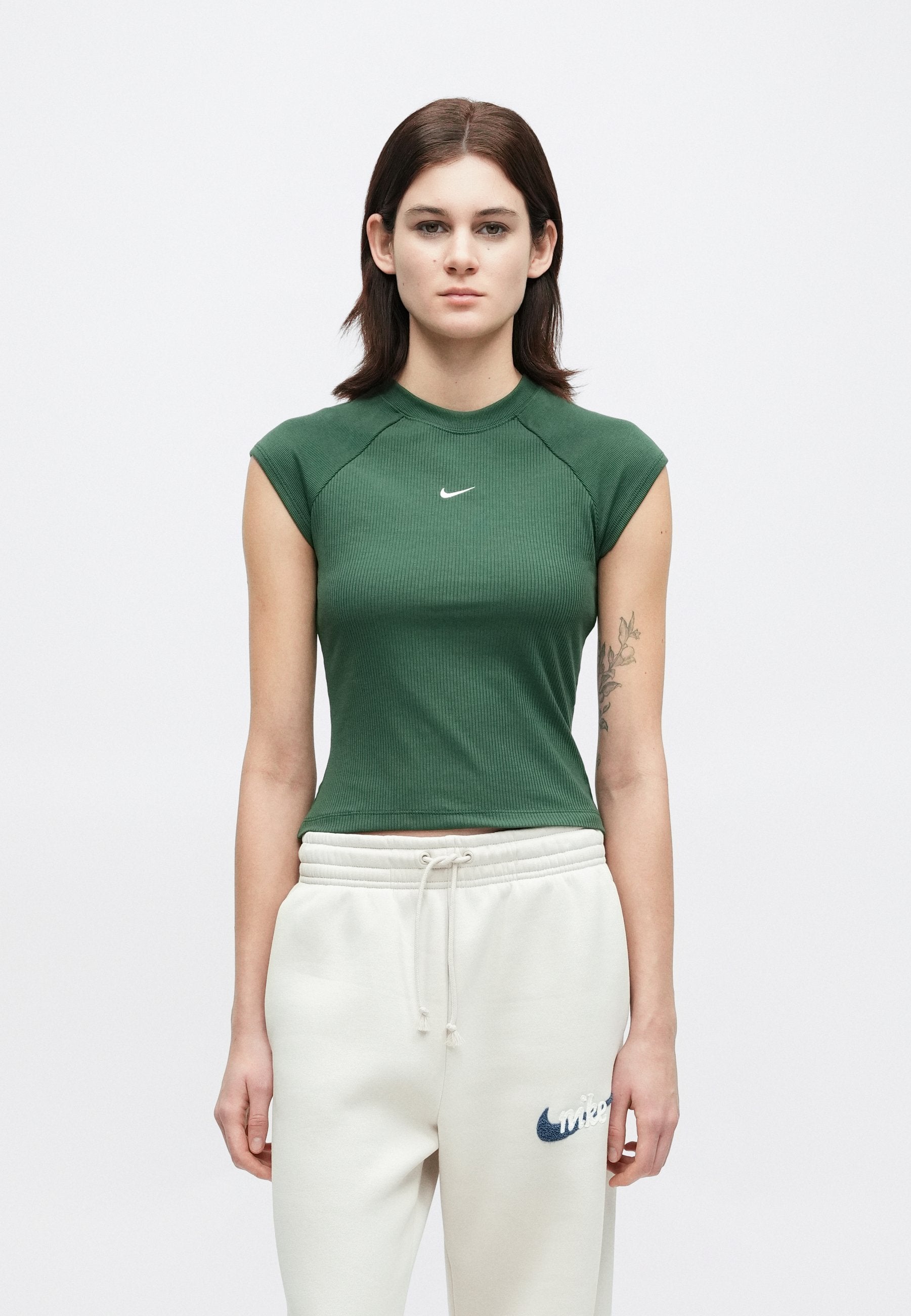 CHILL - T-shirt basique - sapin/voile