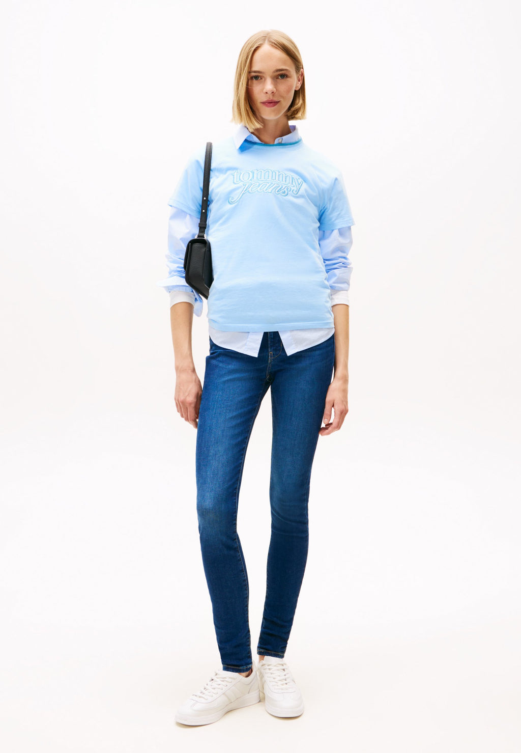 SYLVIA HGH SKN - Jean Skinny Fit - denim foncé