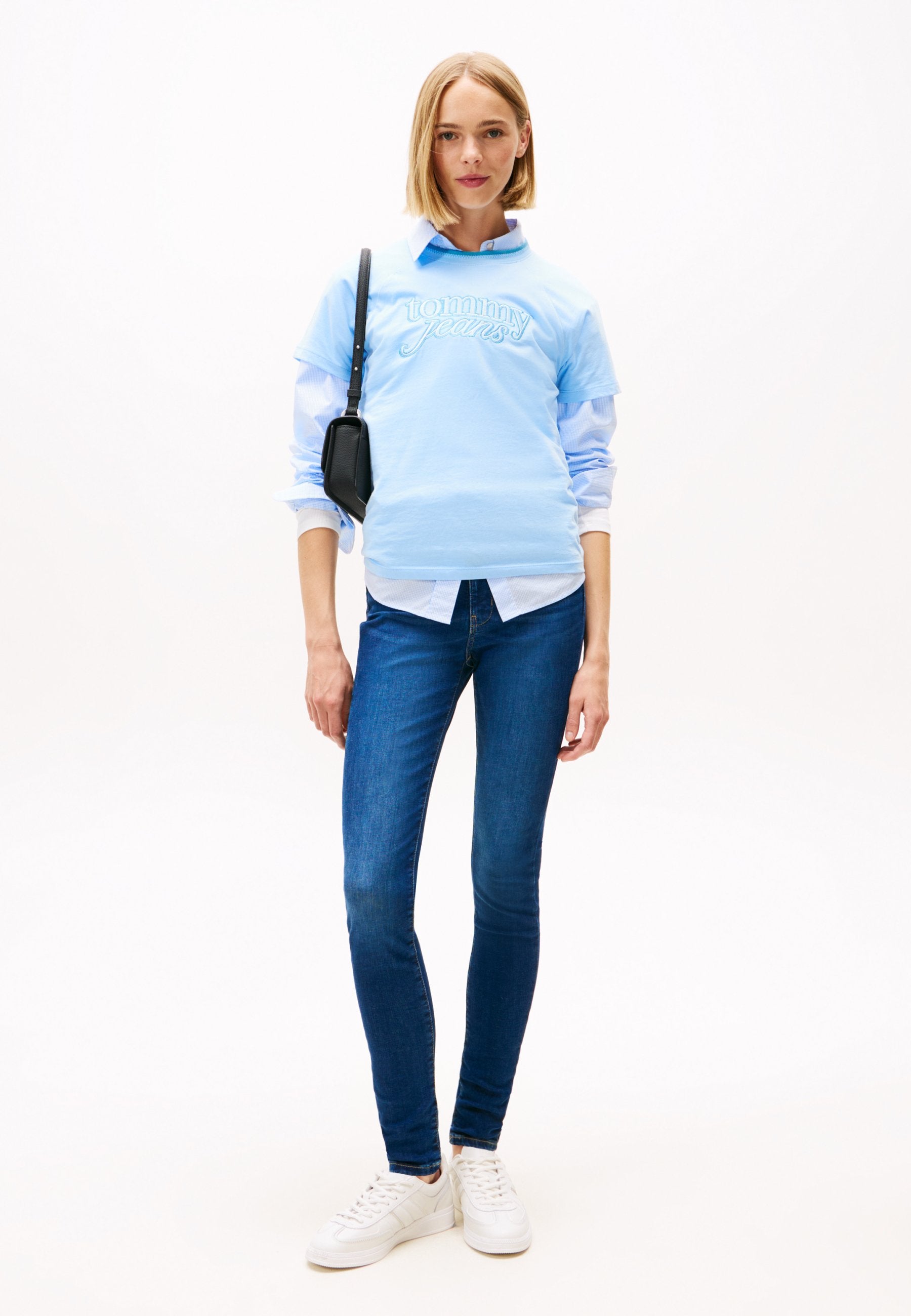 SYLVIA HGH SKN - Jean Skinny Fit - denim foncé