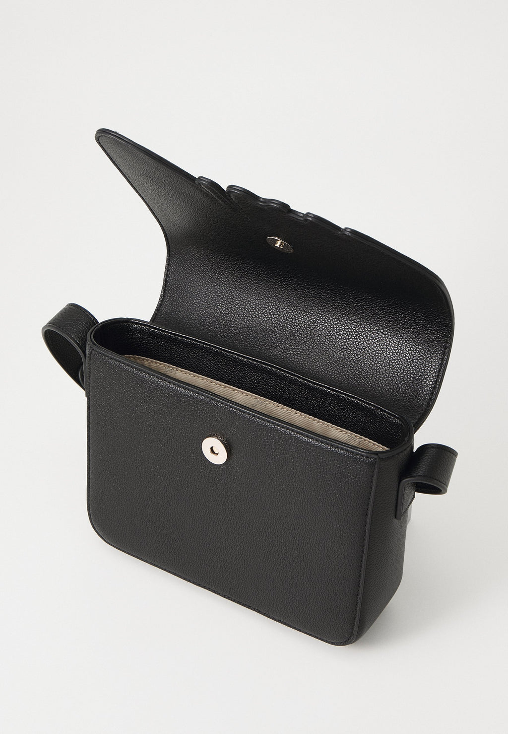 CROSSBODY FLAP BAG UNISEX - Cross body bag - jet black
