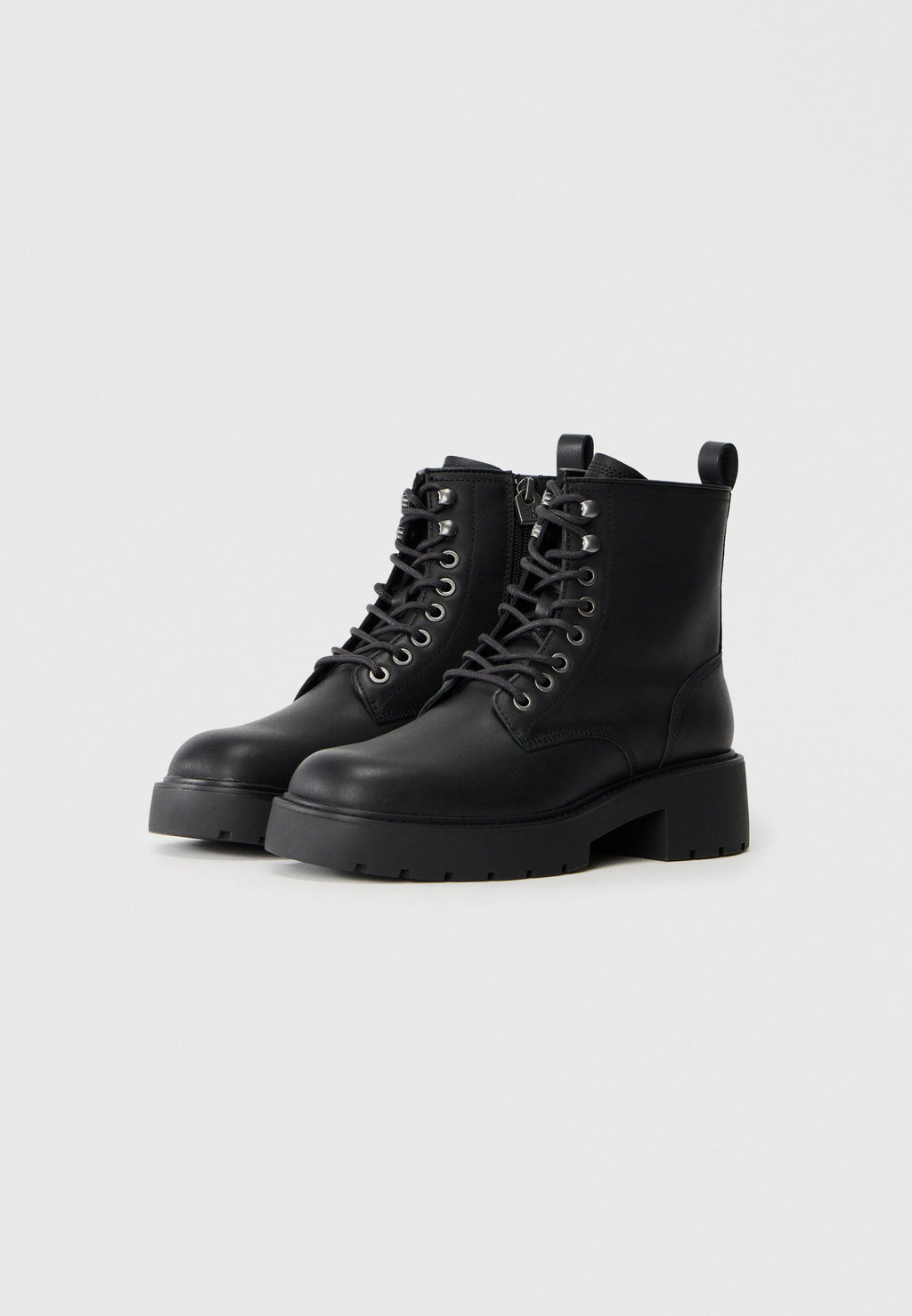 Bottines à lacets - noires