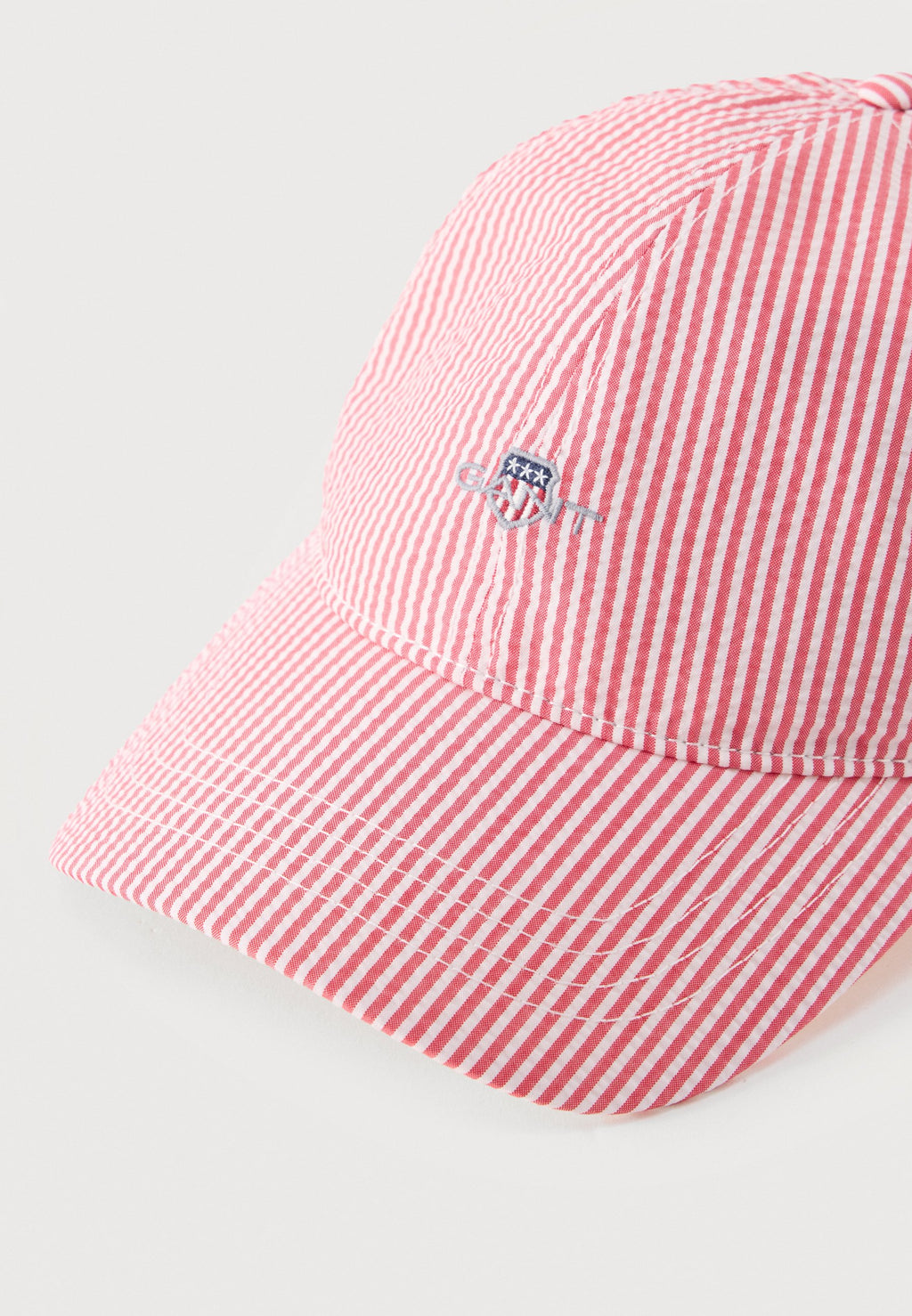 SEERSUCKER UNISEX - Cap - rose red