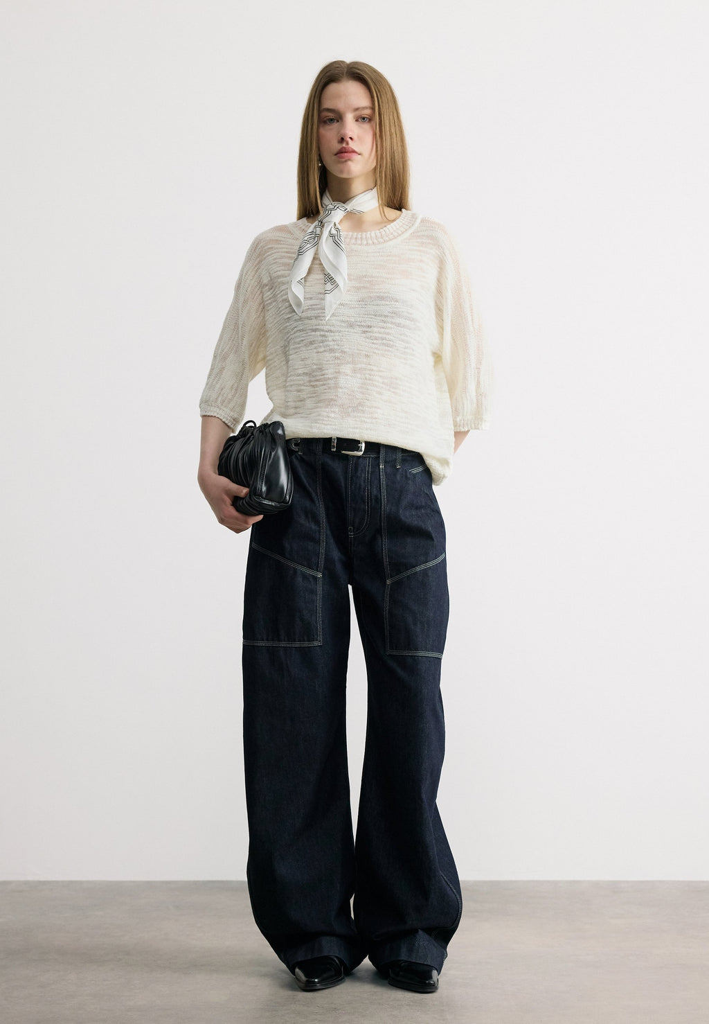 FAROFANO - Jumper - open white