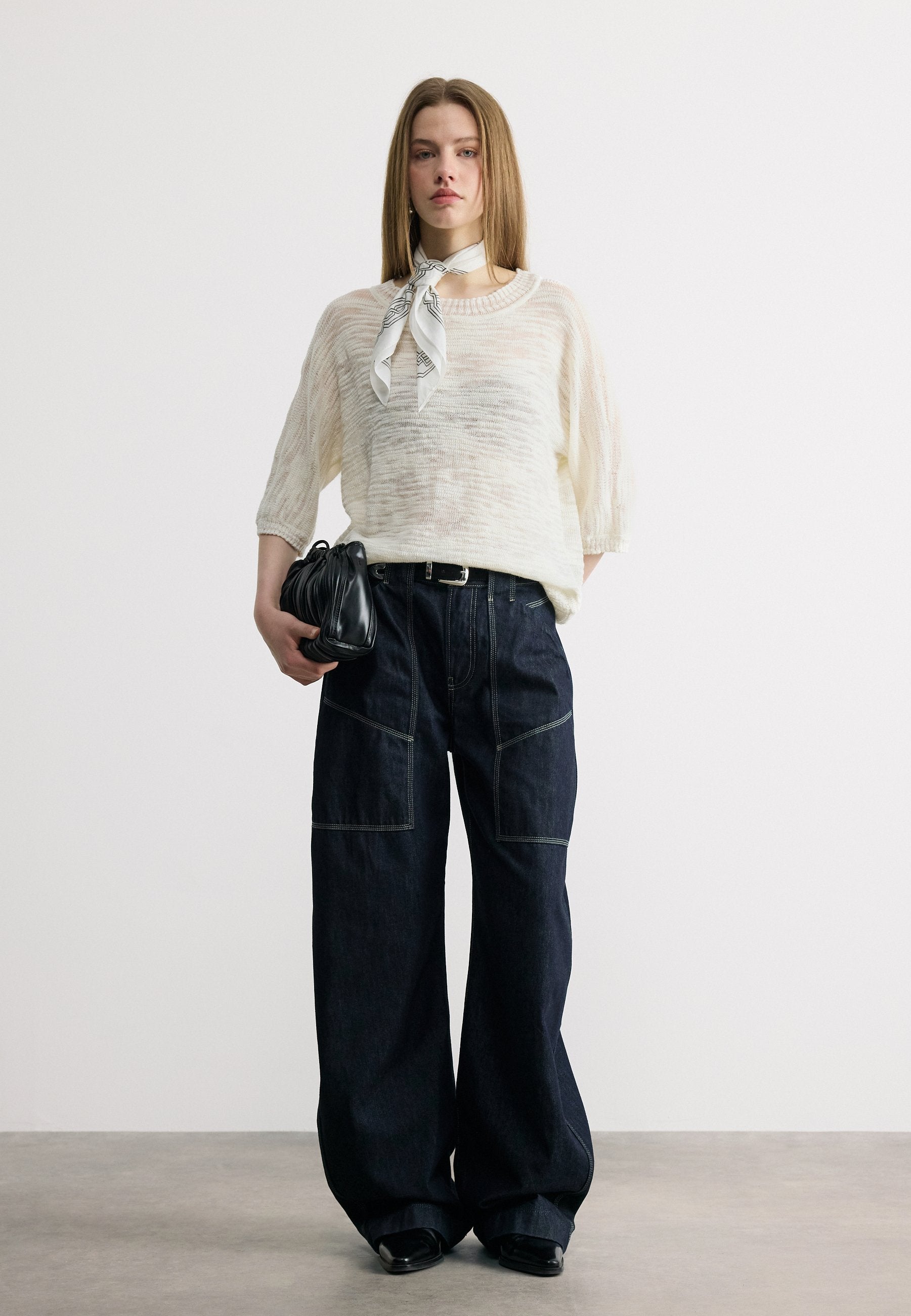 FAROFANO - Jumper - open white