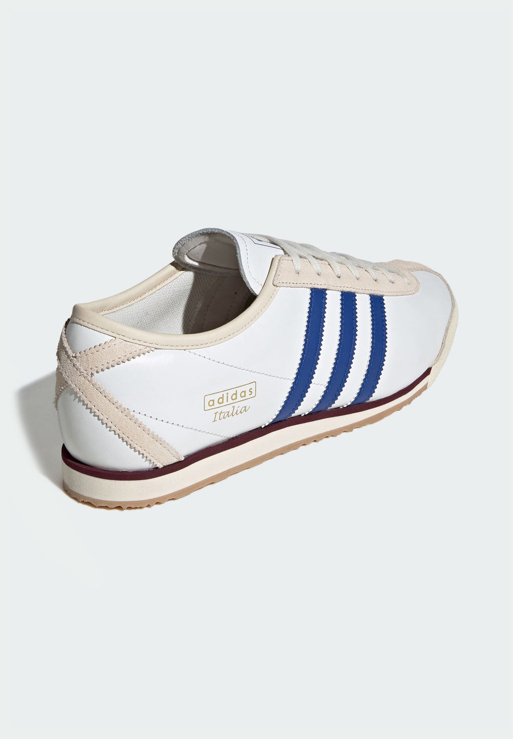 ITALIA ANNÉES 70 - Baskets - blanc noyau bleu roi blanc