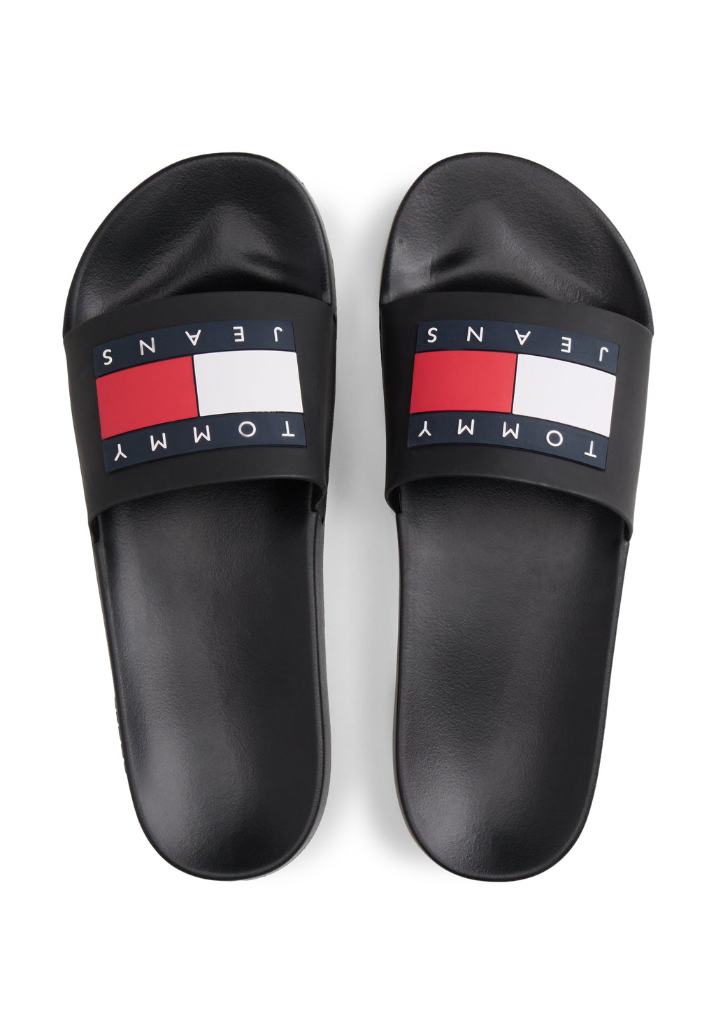 FLAG BADGE POOL SLIDES - Pool slides - black