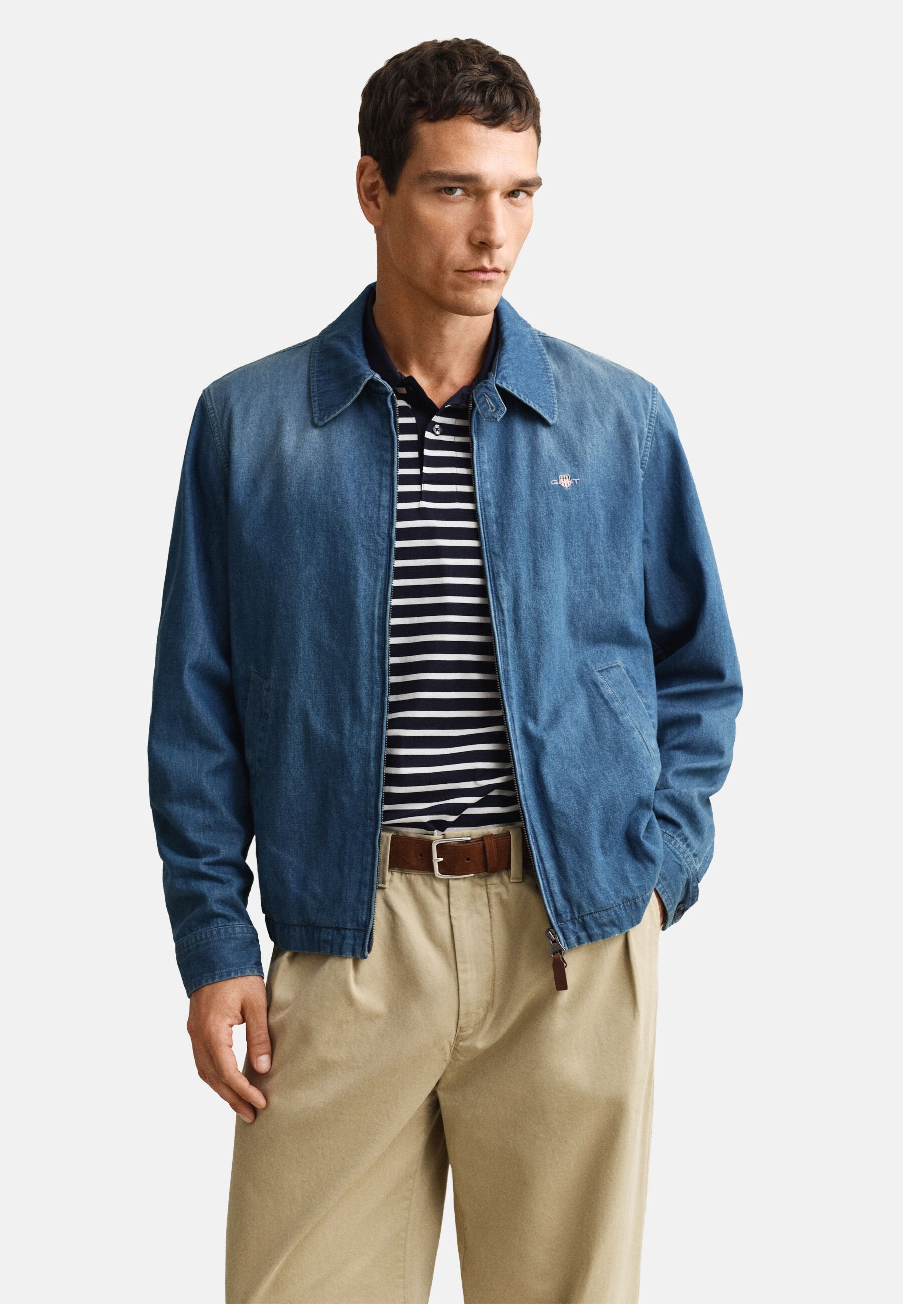 WINDCHEATER JACKET - Denim jacket - semi light blue