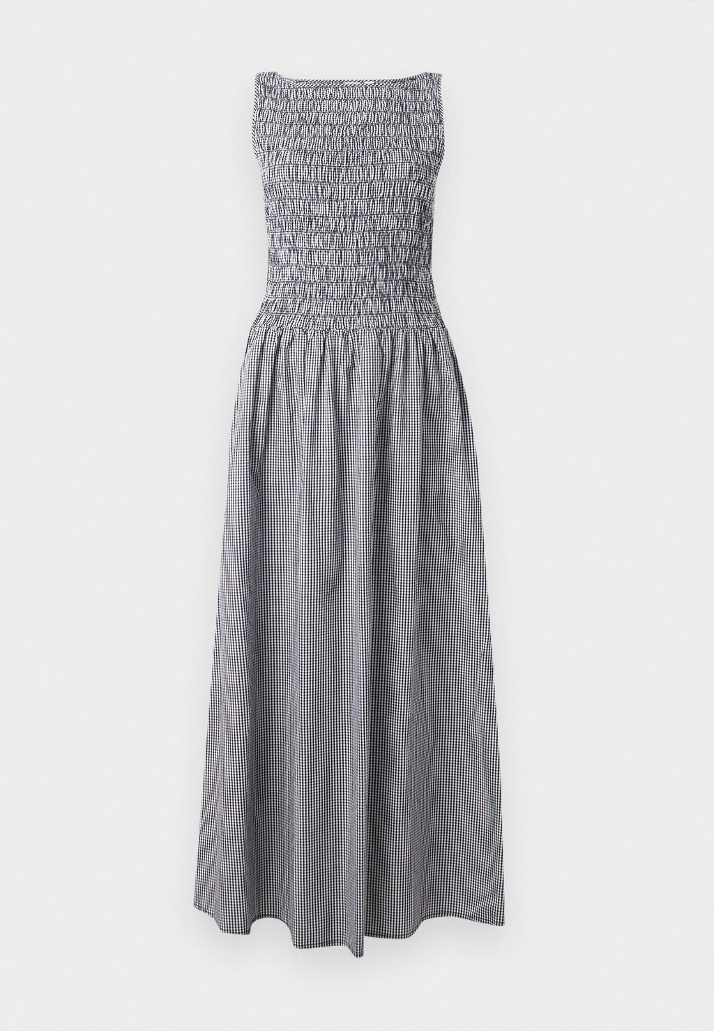 SMOCKED APRON DRESS - Day dress - navy