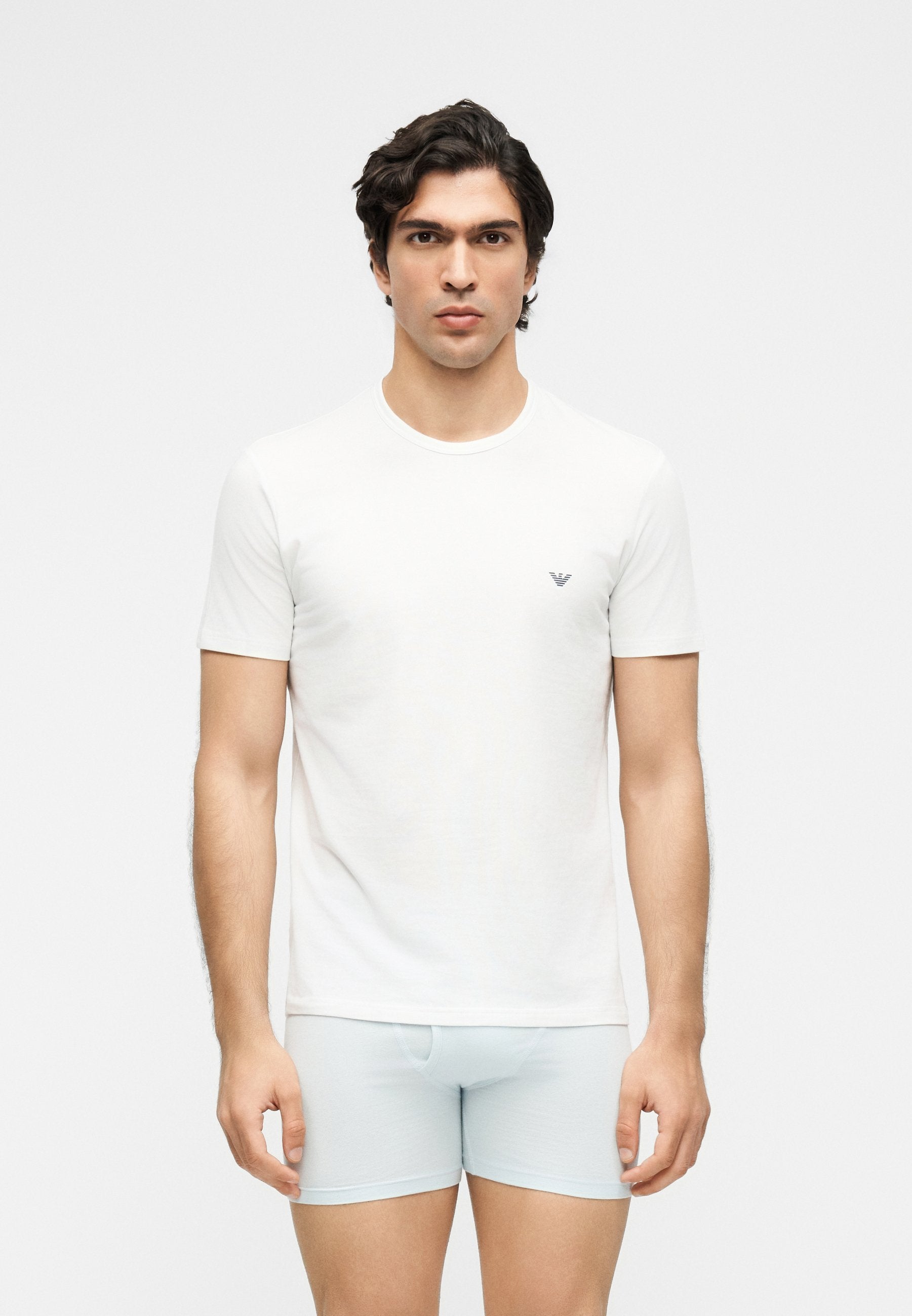 PARTE ALTA CREW NECK 2 PACK - Undershirt - blue/white