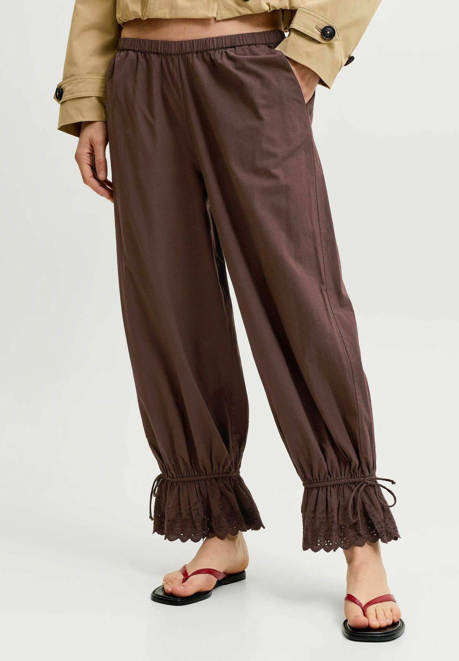 TROUSERS JXDAISY TROUSERS - Trousers - demitasse