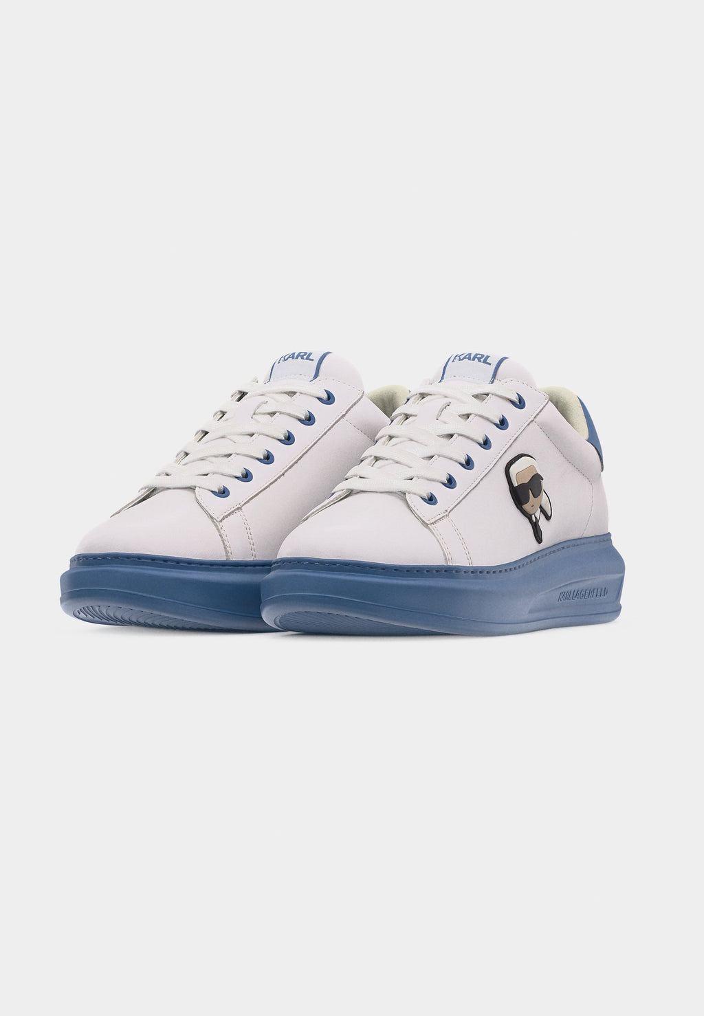 KAPRI MENS LACE - Trainers - white/blue