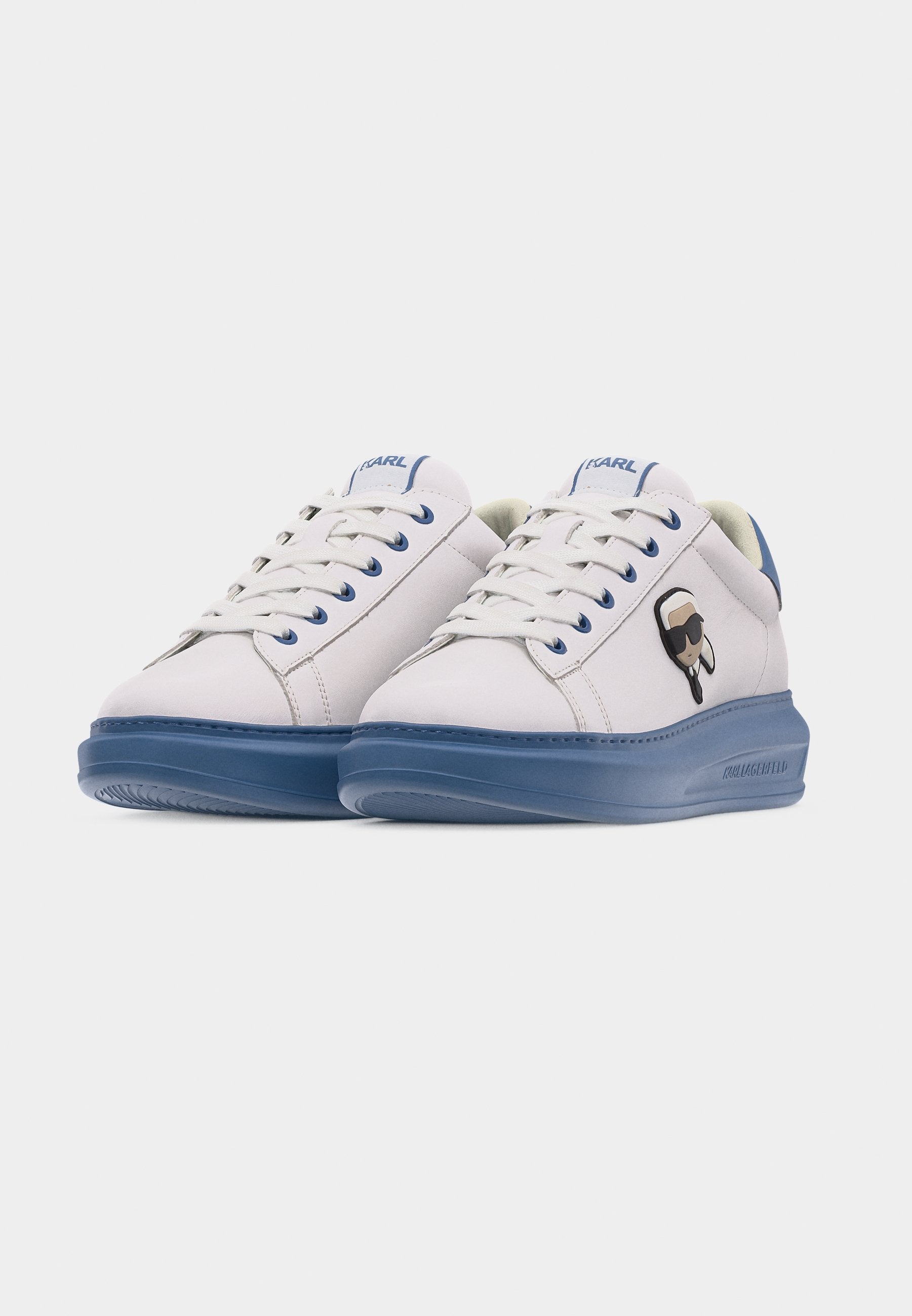 KAPRI MENS LACE - Trainers - white/blue