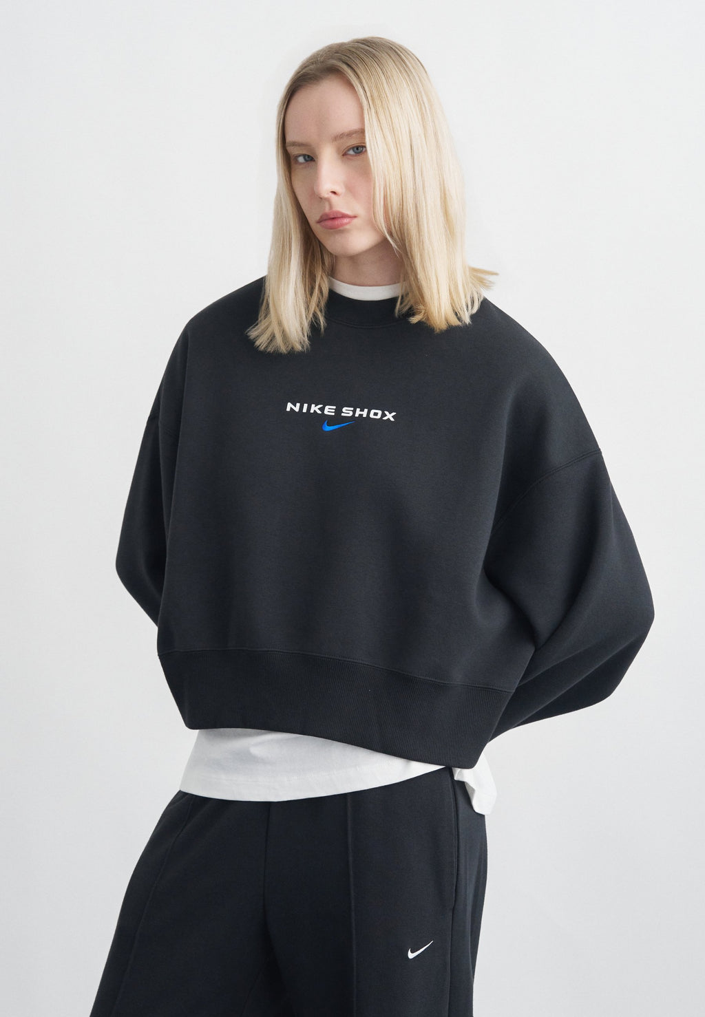 SHOX CREW - Sweatshirt - black