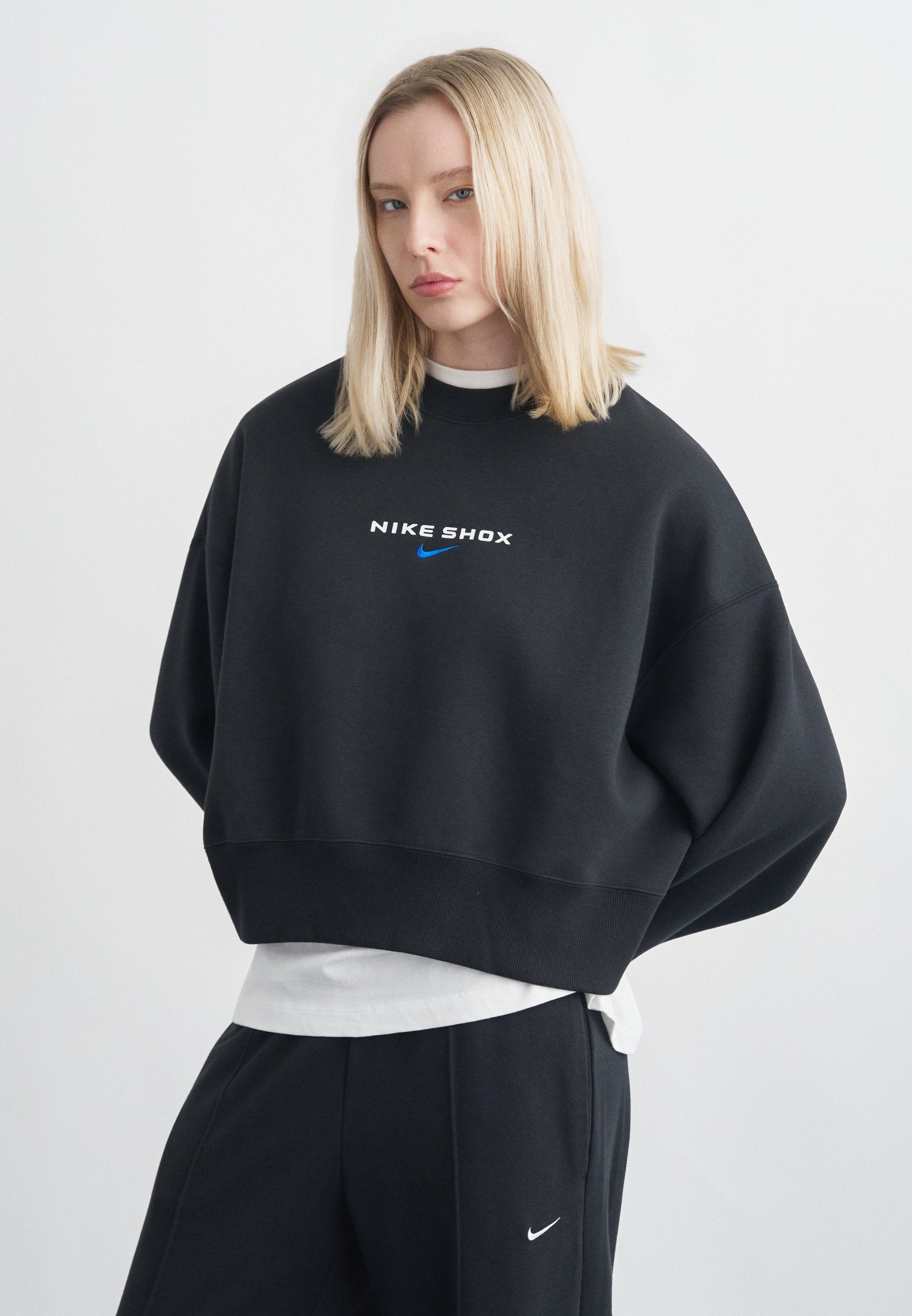 SHOX CREW - Sweatshirt - black