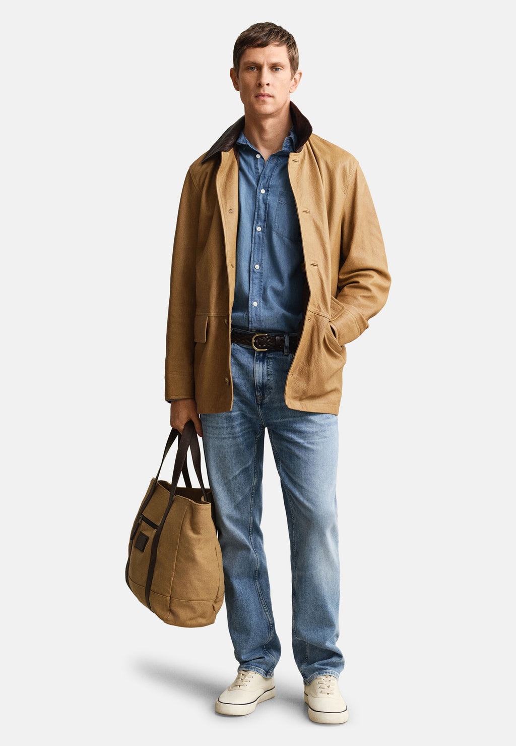 REGULAR FIT - Shirt - semi light blue