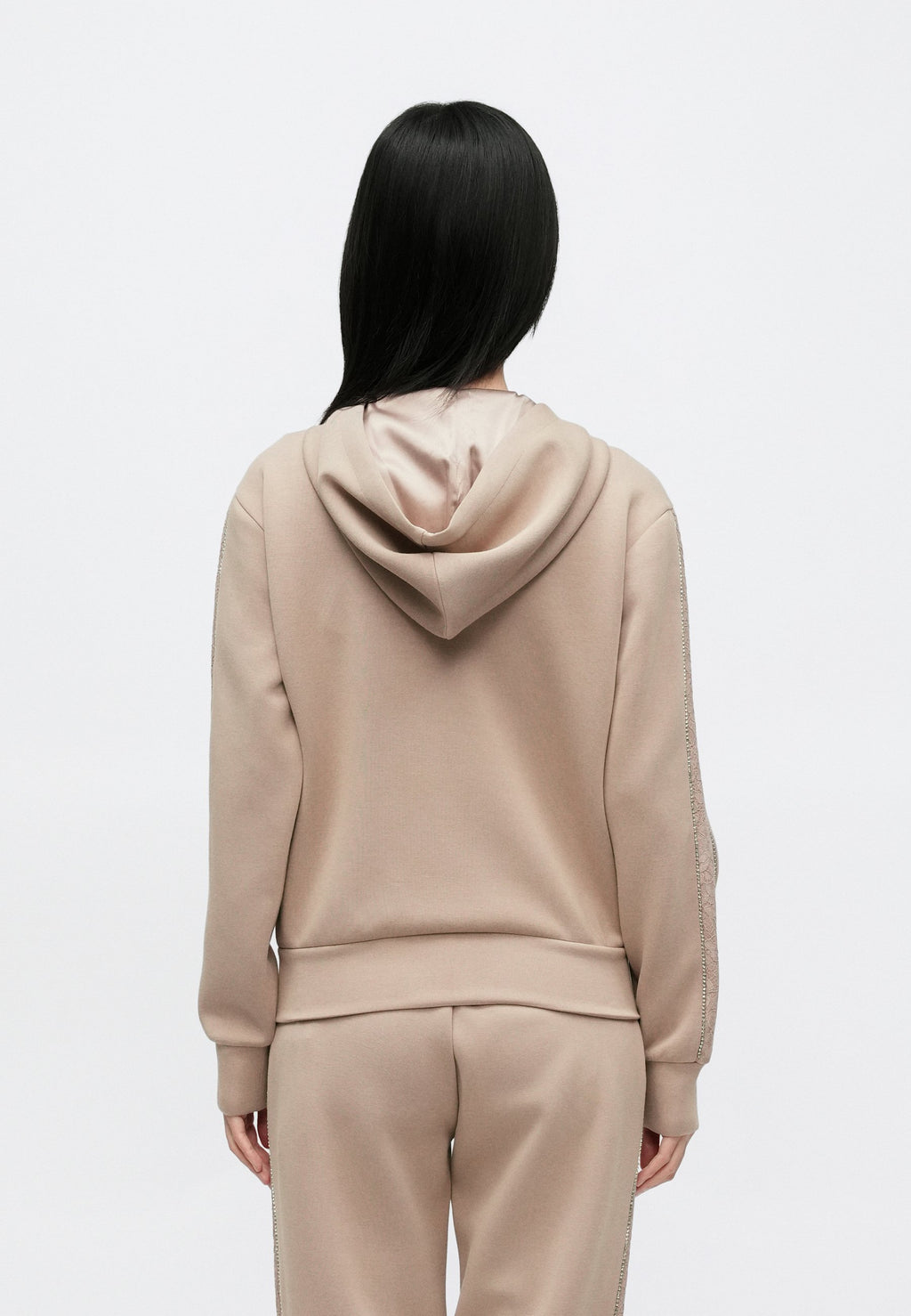NEW HOODED - Zip-up sweatshirt - summer clay