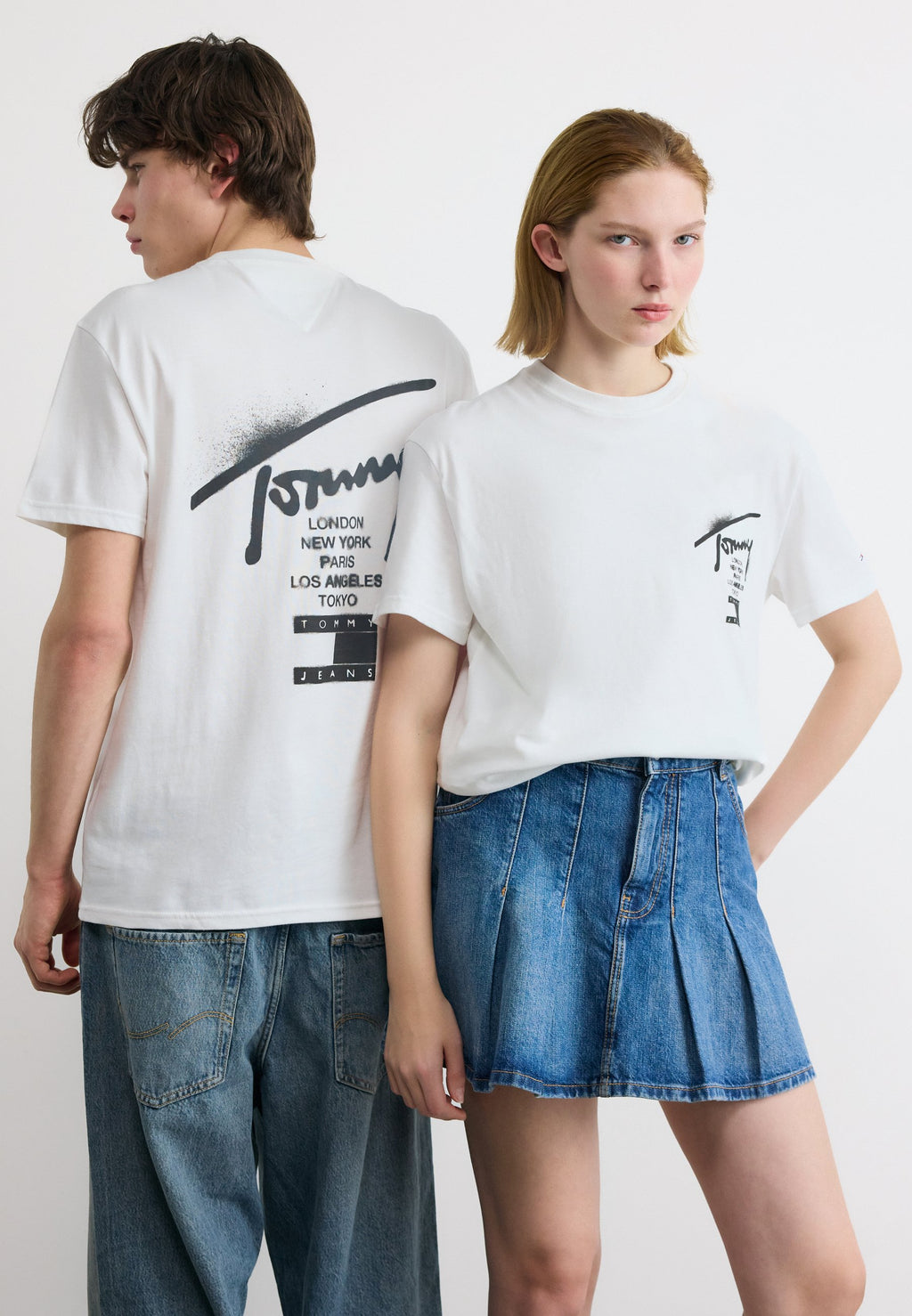 SIGNATURE BACK LOGO JERSEY T-SHIRT - Print T-shirt - ecru