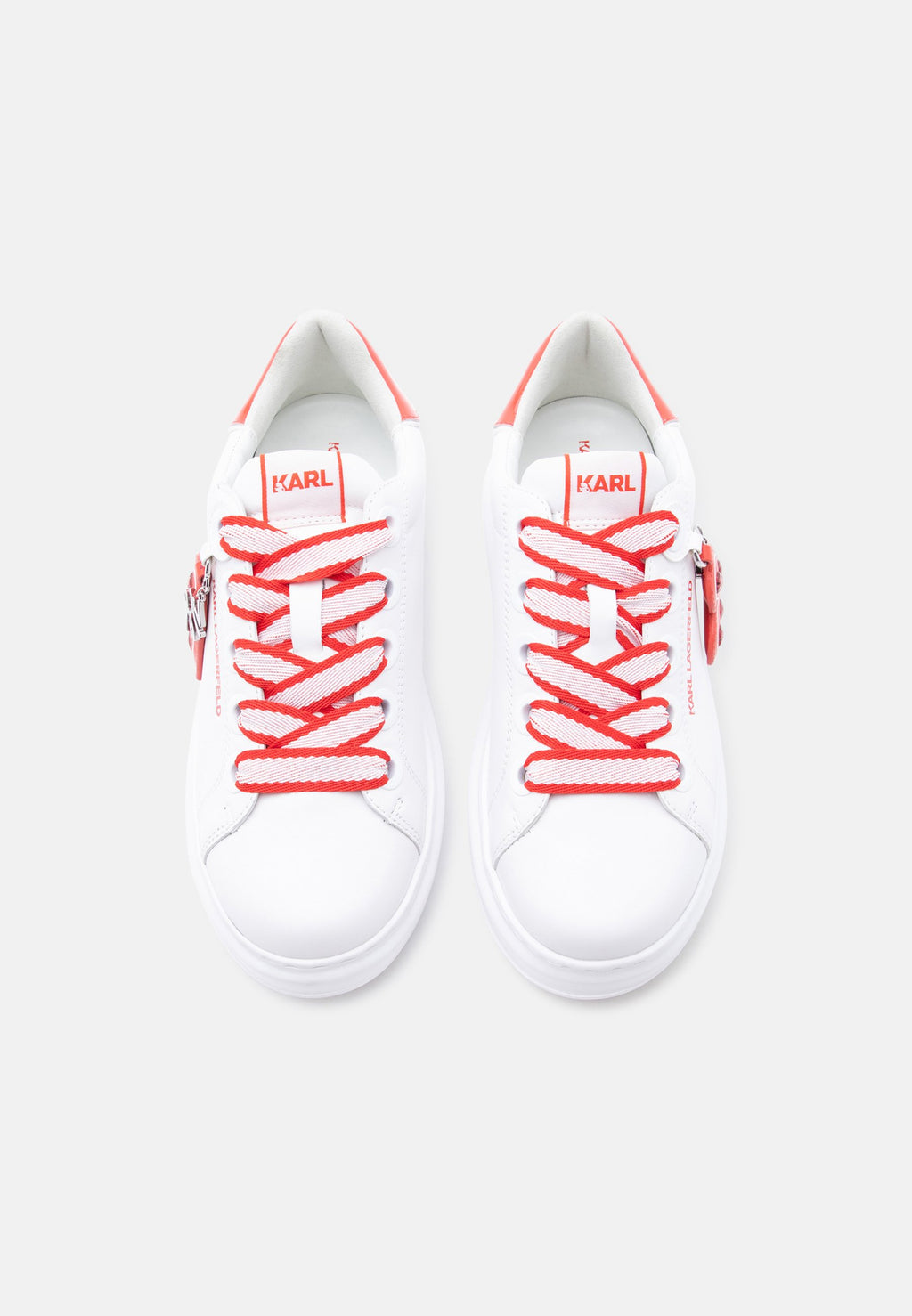 KAPRI LOVE PENDANT - Trainers - white/red