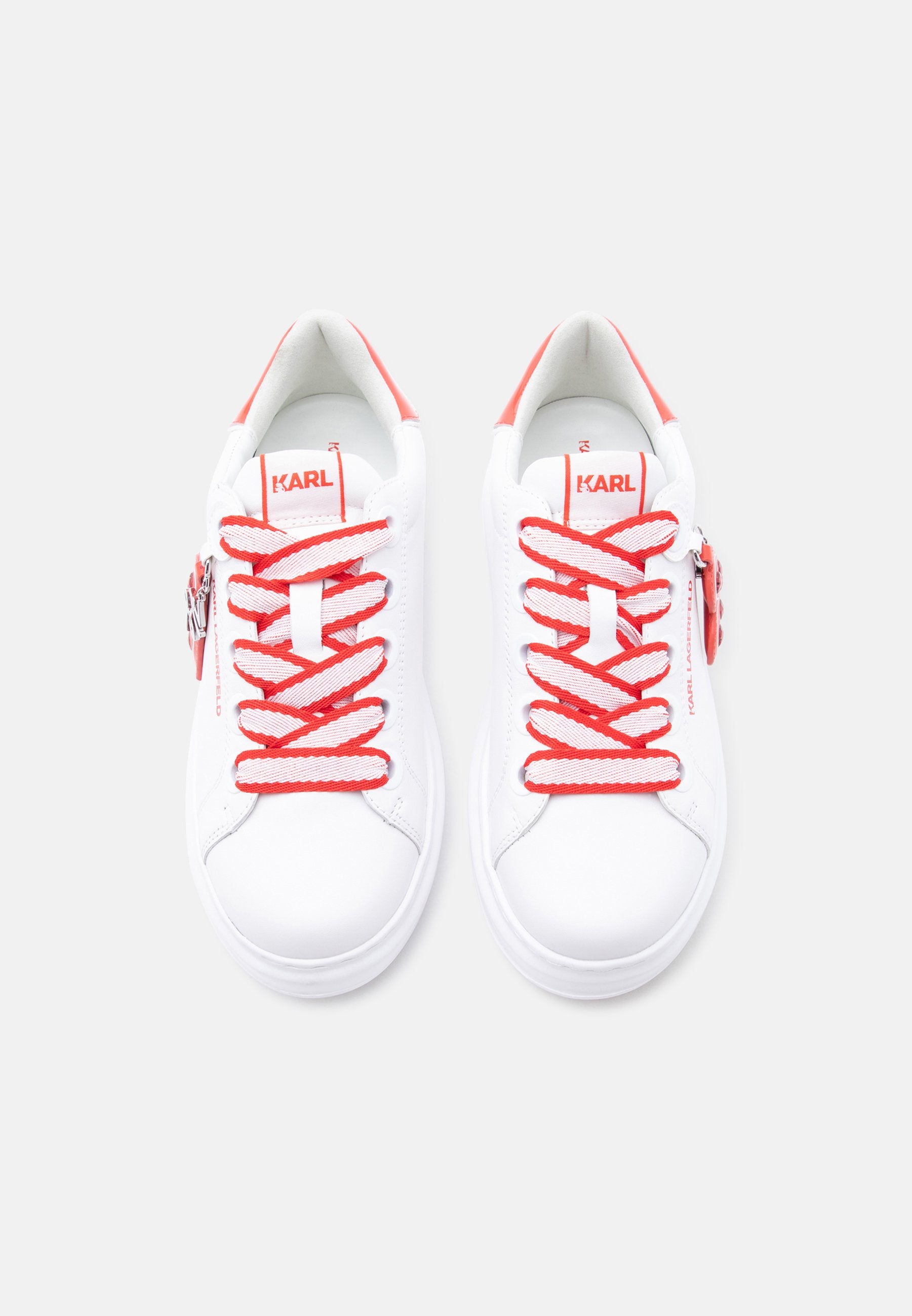 KAPRI LOVE PENDANT - Trainers - white/red