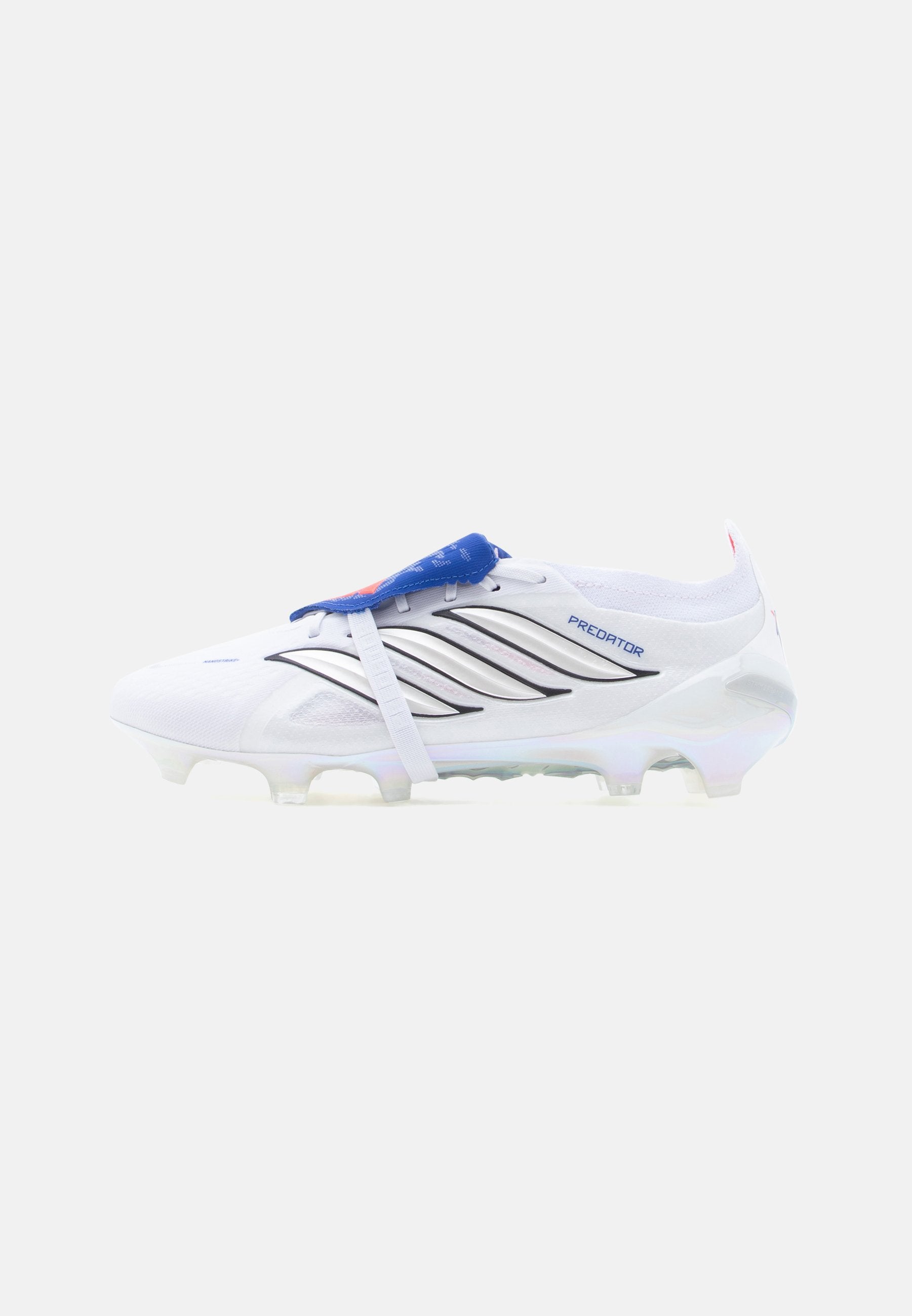 PREDATOR ELITE KATLANIR DİL - Krampon - footwear white/metallic/team royal blue