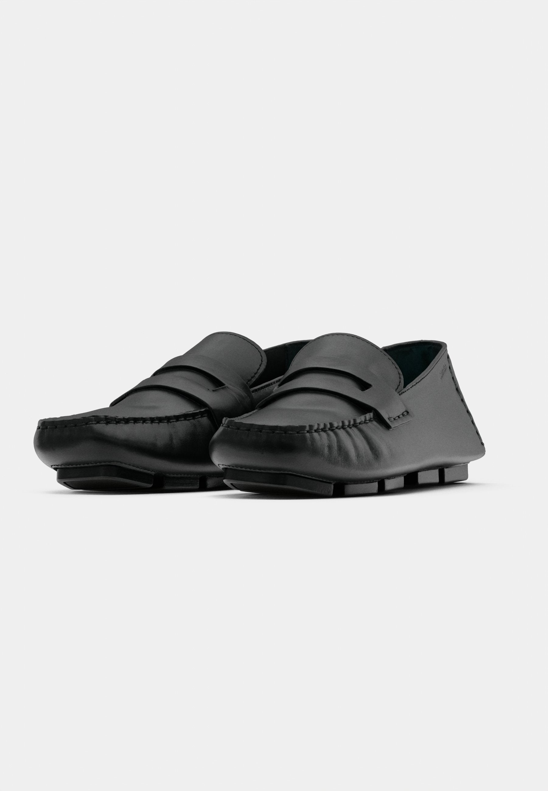 SQUARE DRIVER - Slip-ons - triple black