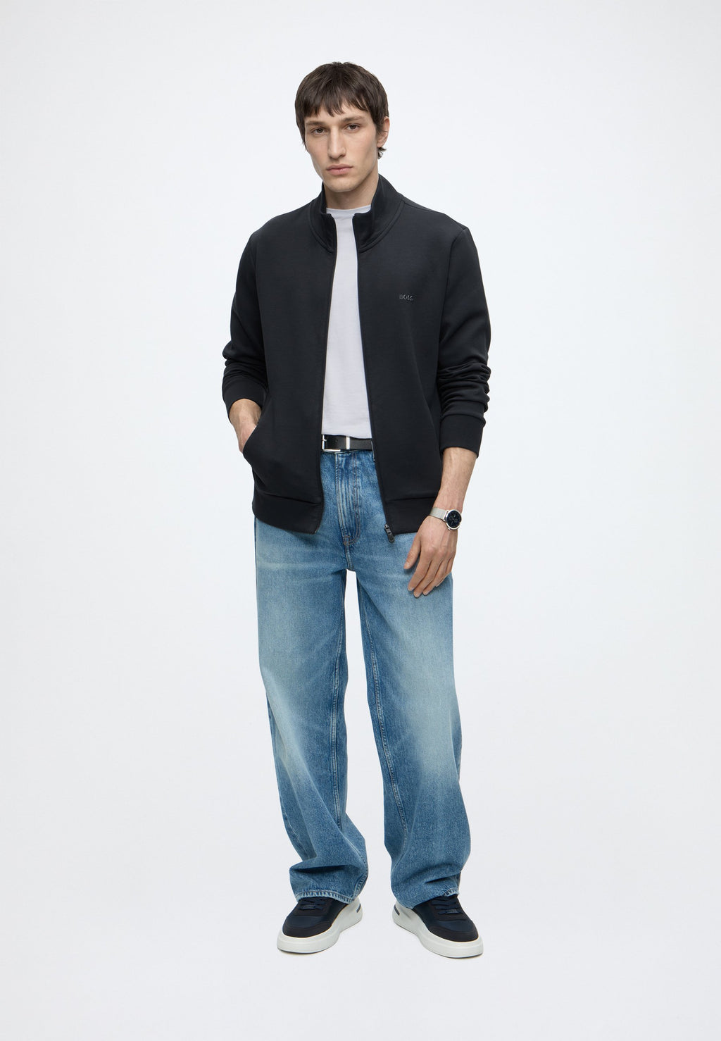 SKAZ - Zip-up sweatshirt - dark blue