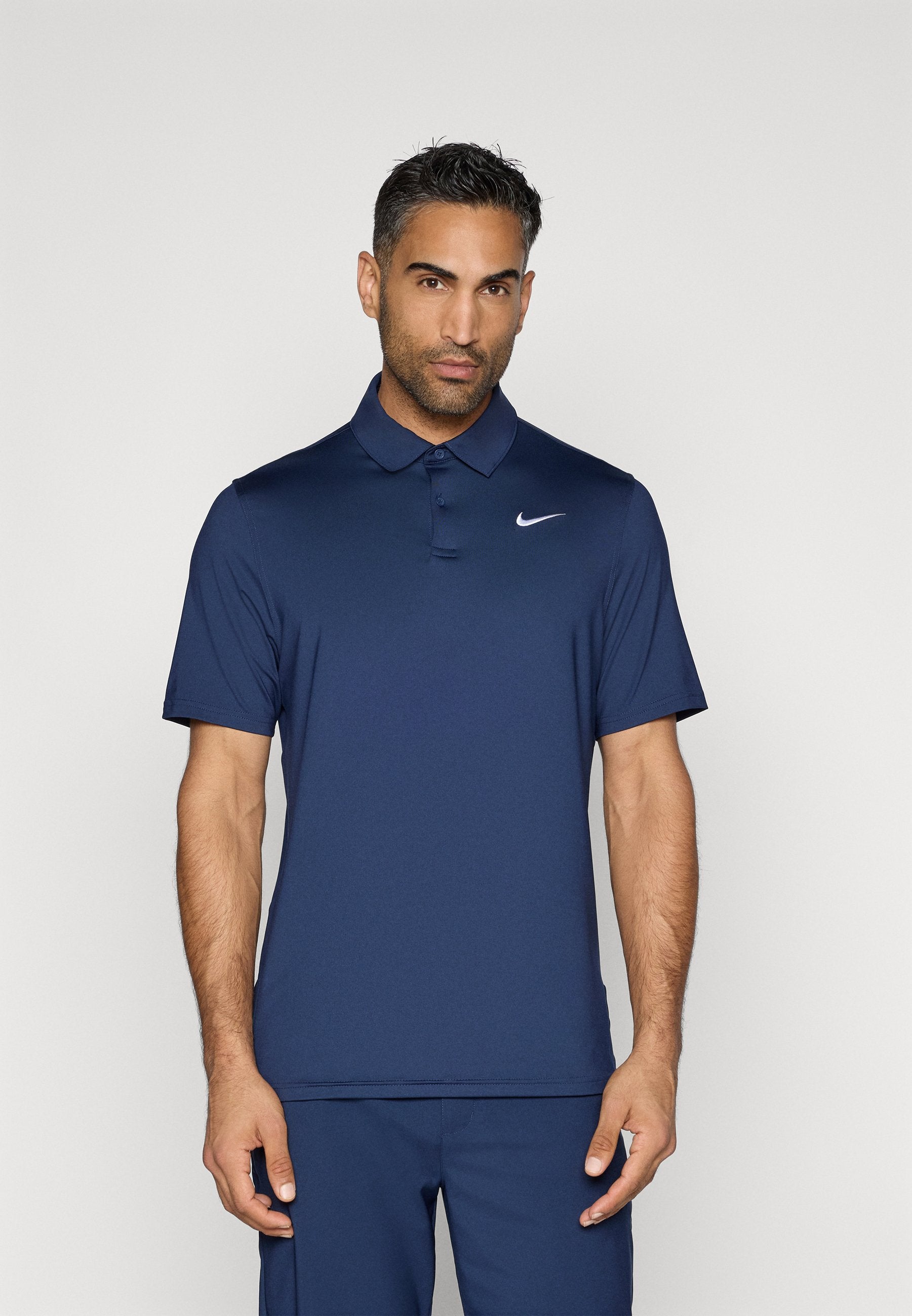VICTORY SOLID - Polo shirt - college navy/white