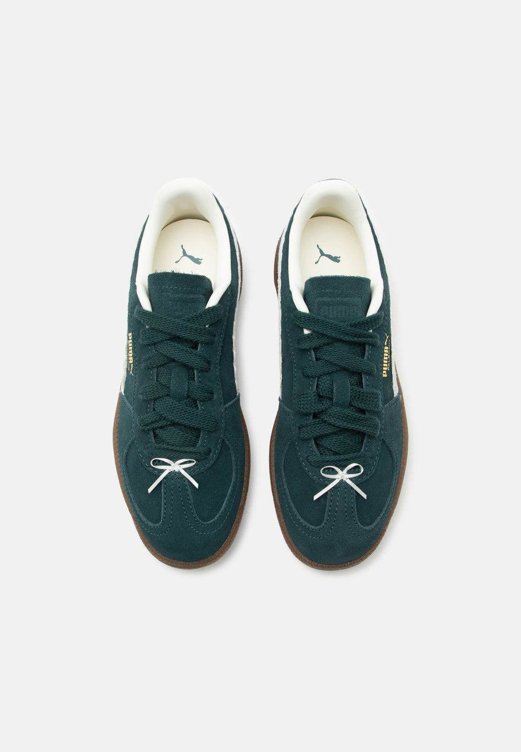 PALERMO BOW - Trainers - green terrain/warm white/gold-coloured