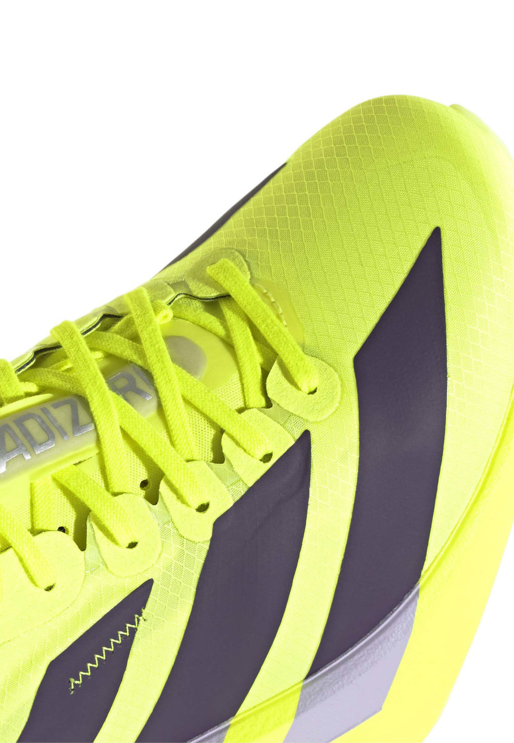 ADIZERO ADIOS PRO 4 - أحذية جري على الطرق - أصفر شمسي/أورورا برقوق/برقوق بودرة