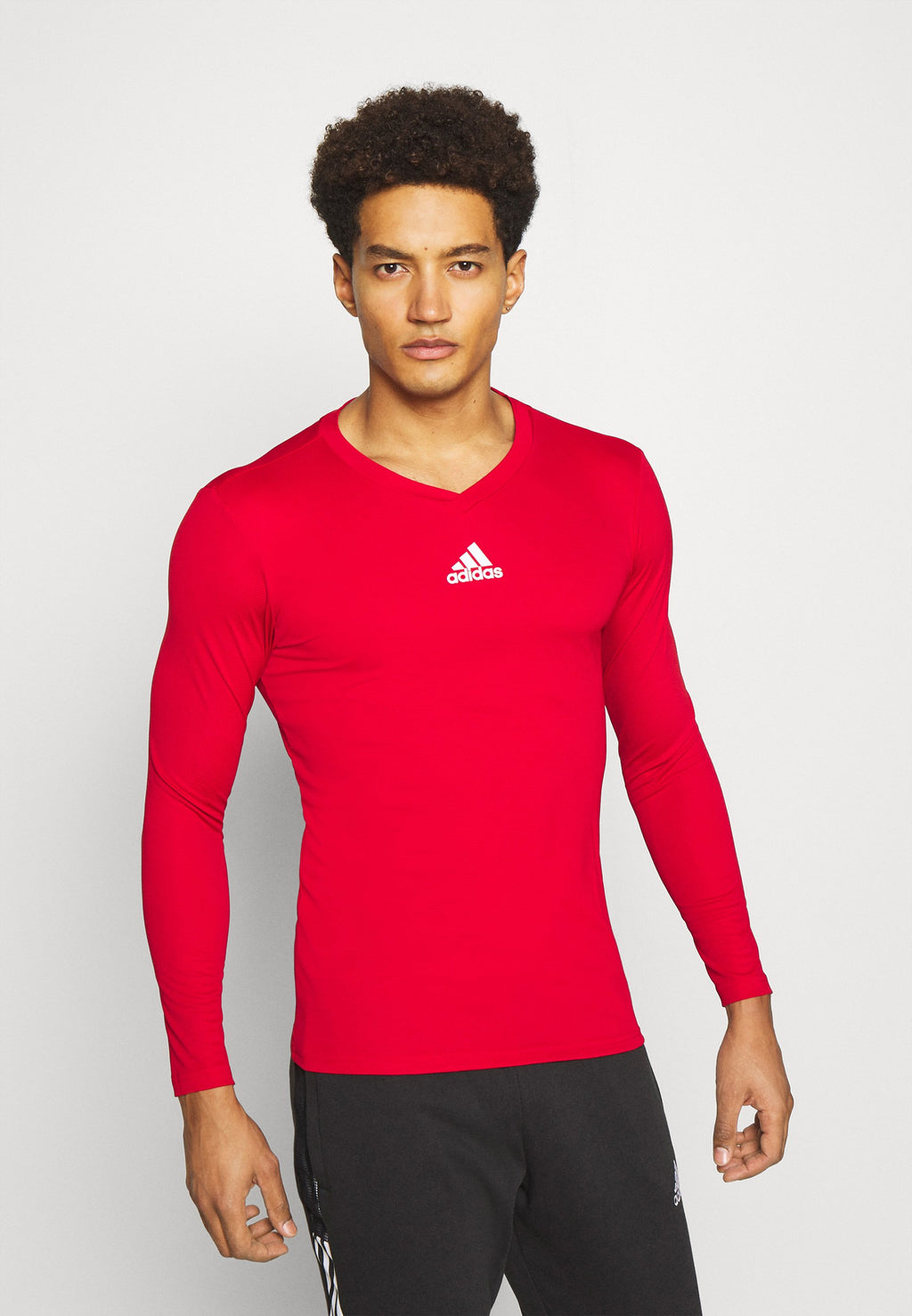 TEAM BASE TEE - Long sleeved top - red