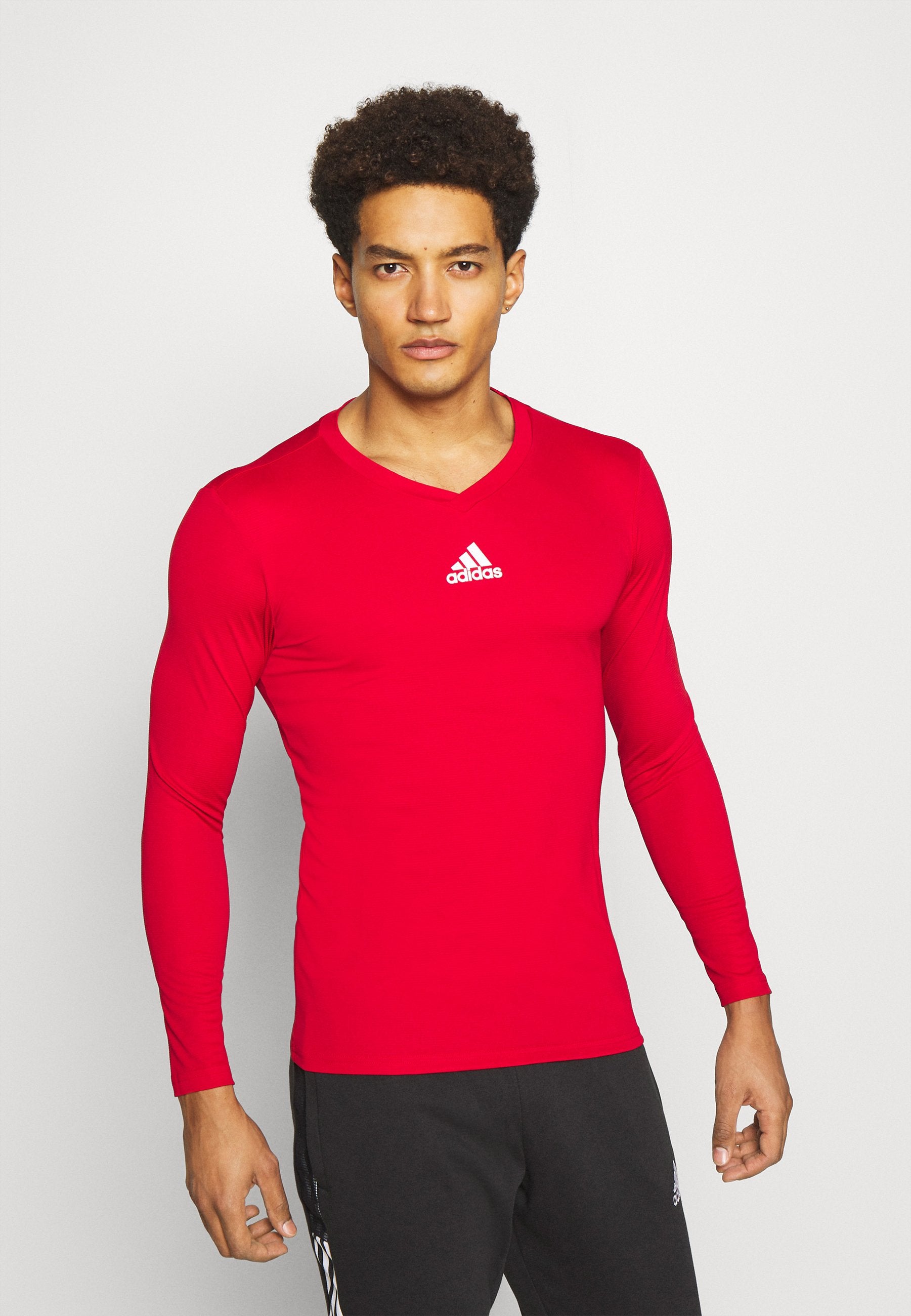 TEAM BASE TEE - Long sleeved top - red