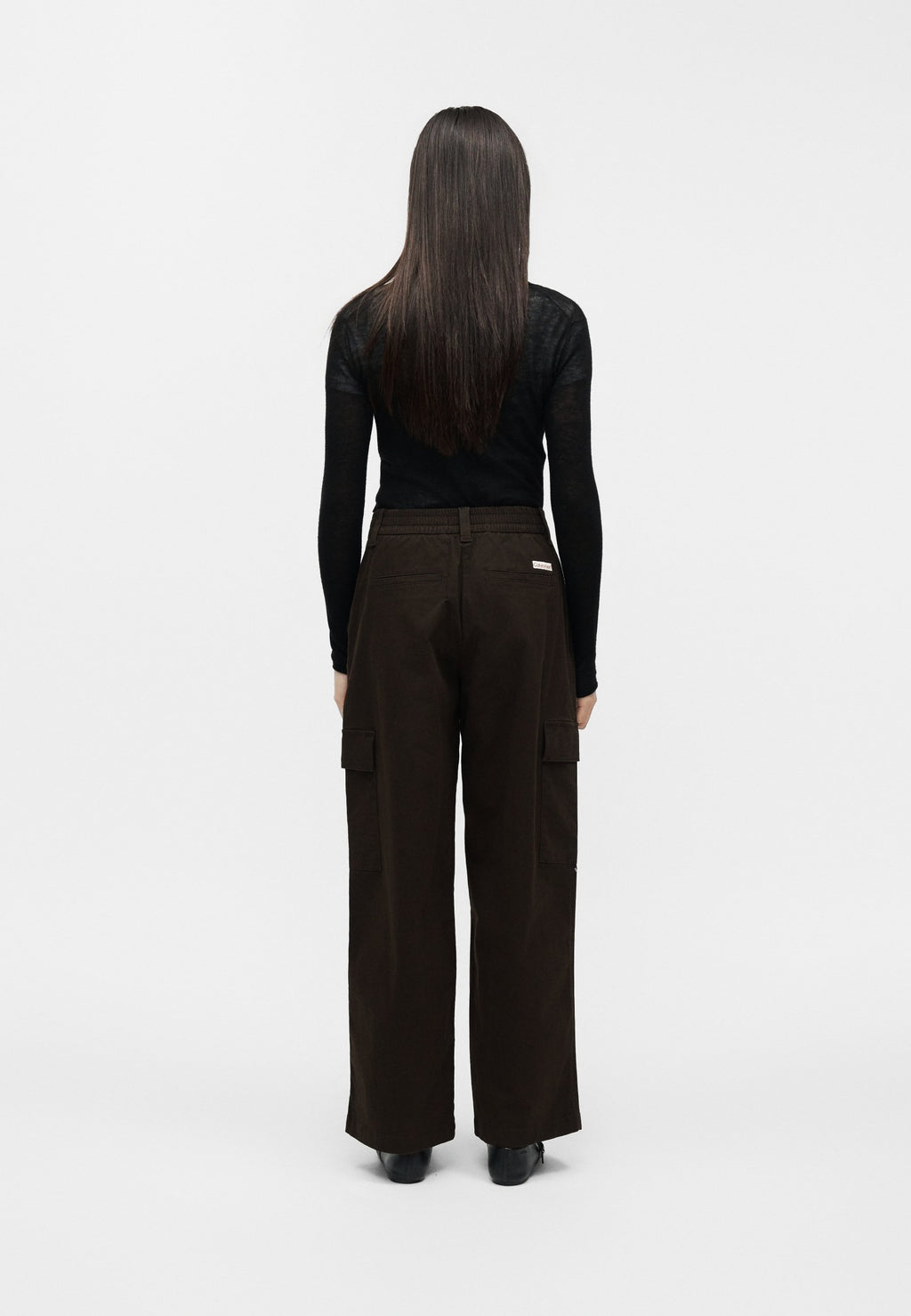 EWAIST - Cargo trousers - dark coffee