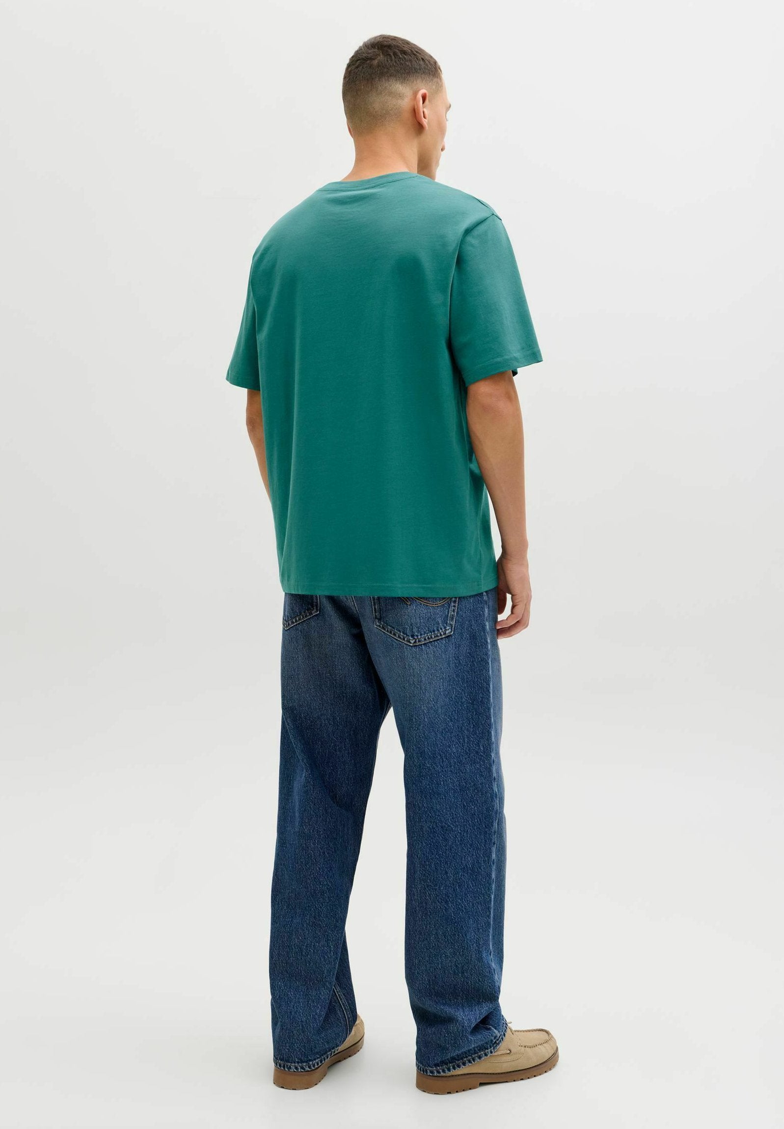 JJESTAR JJ TEE SS NOOS - Print T-shirt - atlantic deep