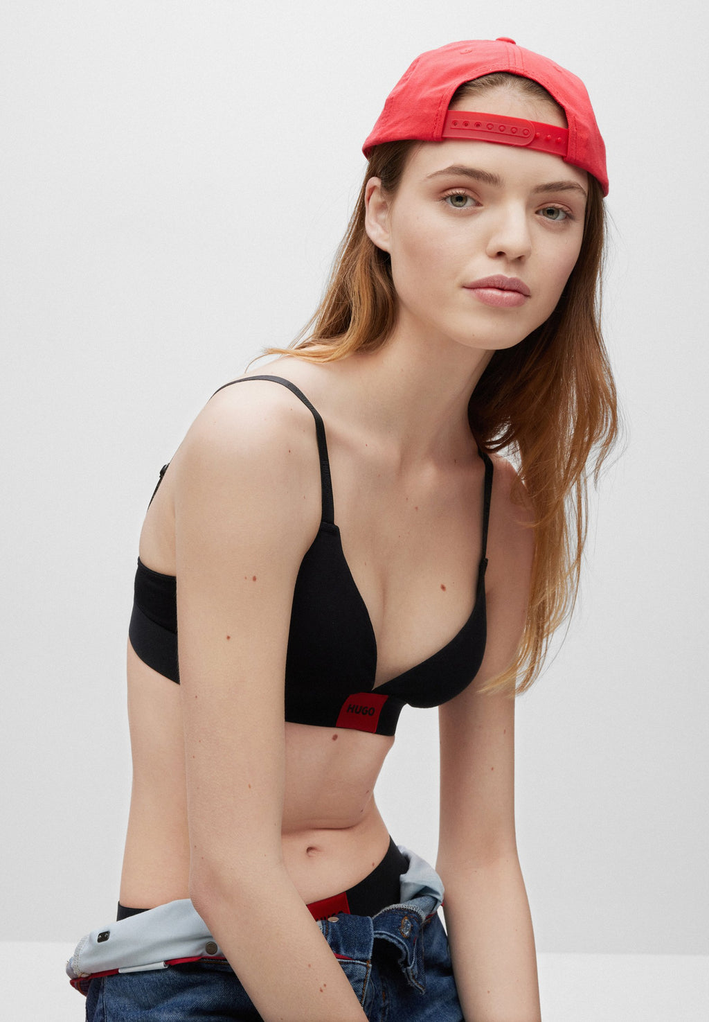 TRIANGLE LABEL - Triangle bra - black