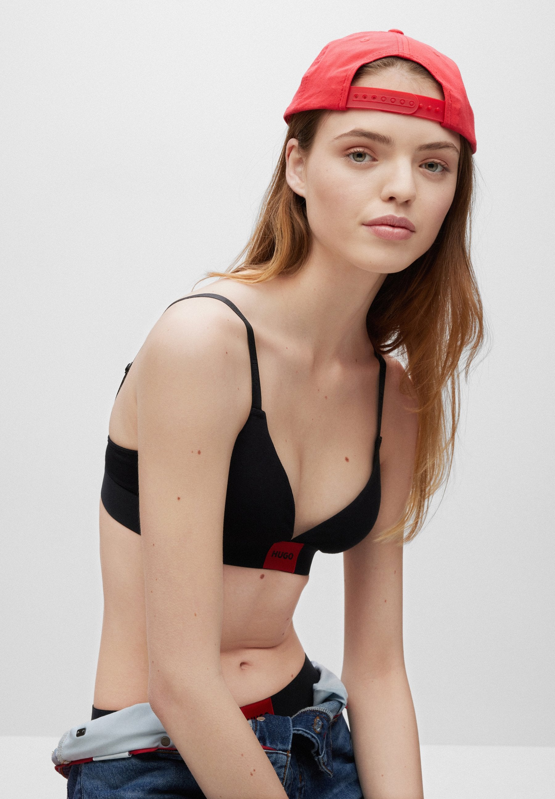 TRIANGLE LABEL - Triangle bra - black