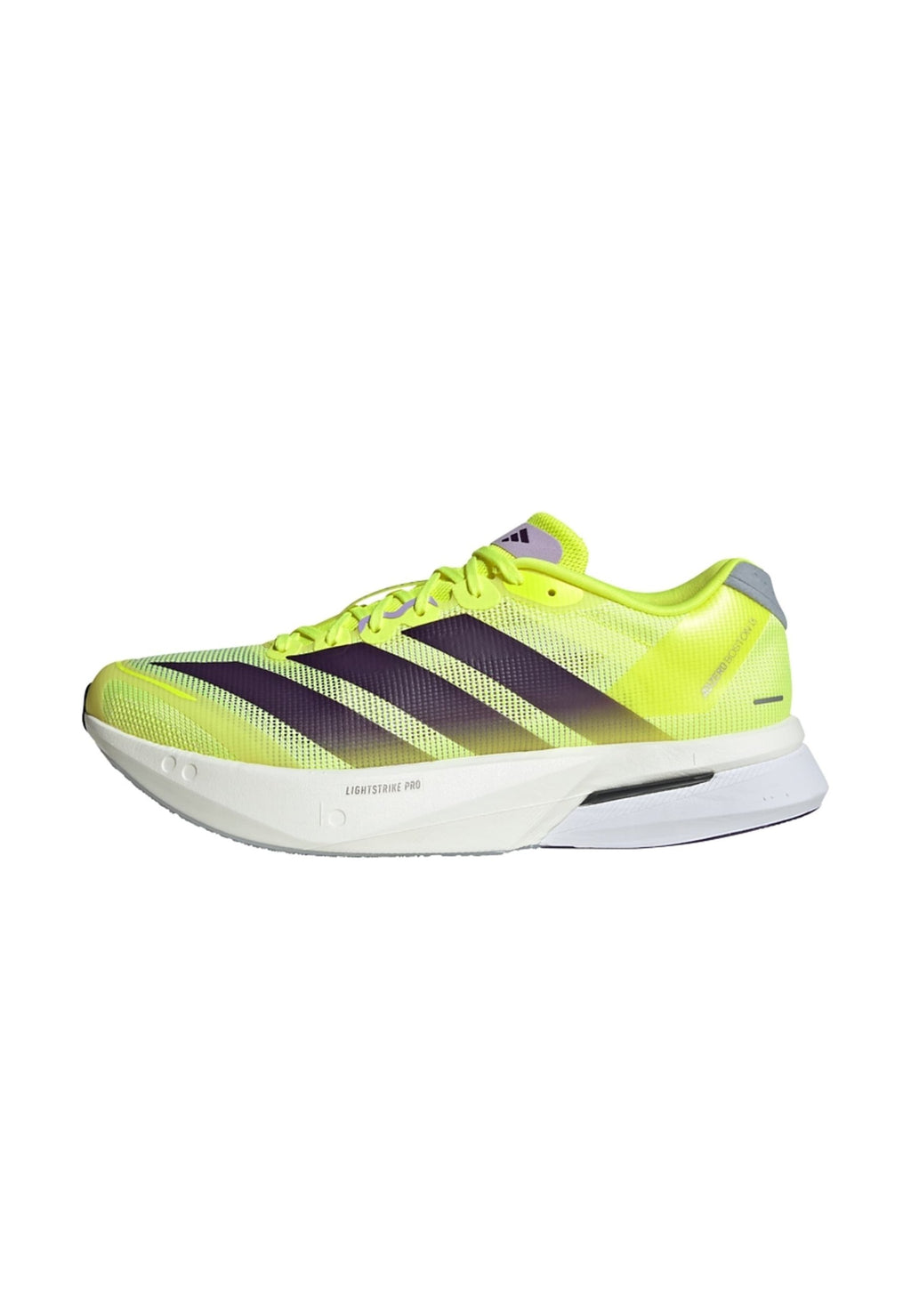 ADIZERO BOSTON 13 M - Road running shoes - solar yellow   aurora plum   powder plum