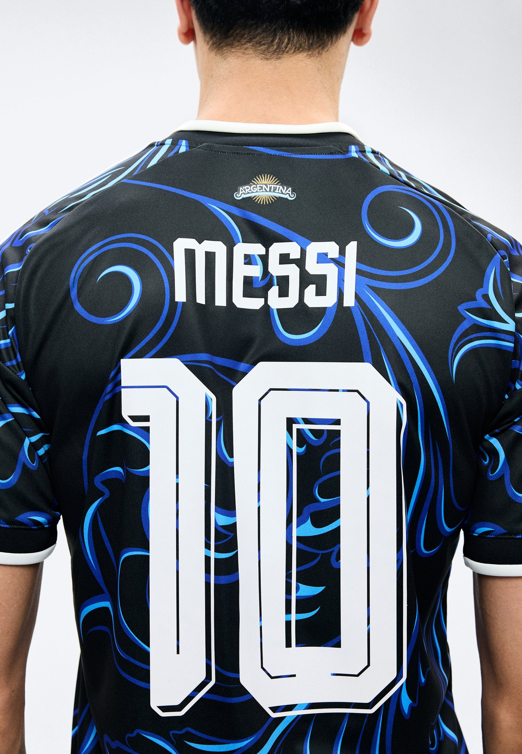 ARGENTINA 26 AWAY MESSI - Football jersey - black/lucid blue/blue burst
