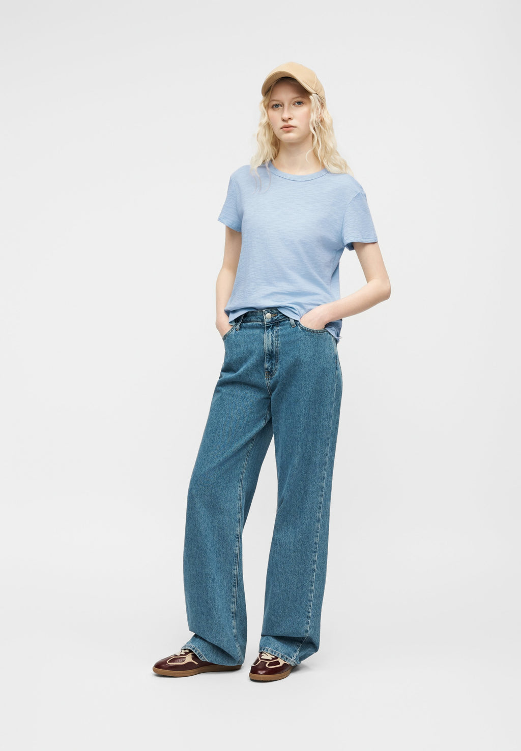TEE - Basic T-shirt - sail blue