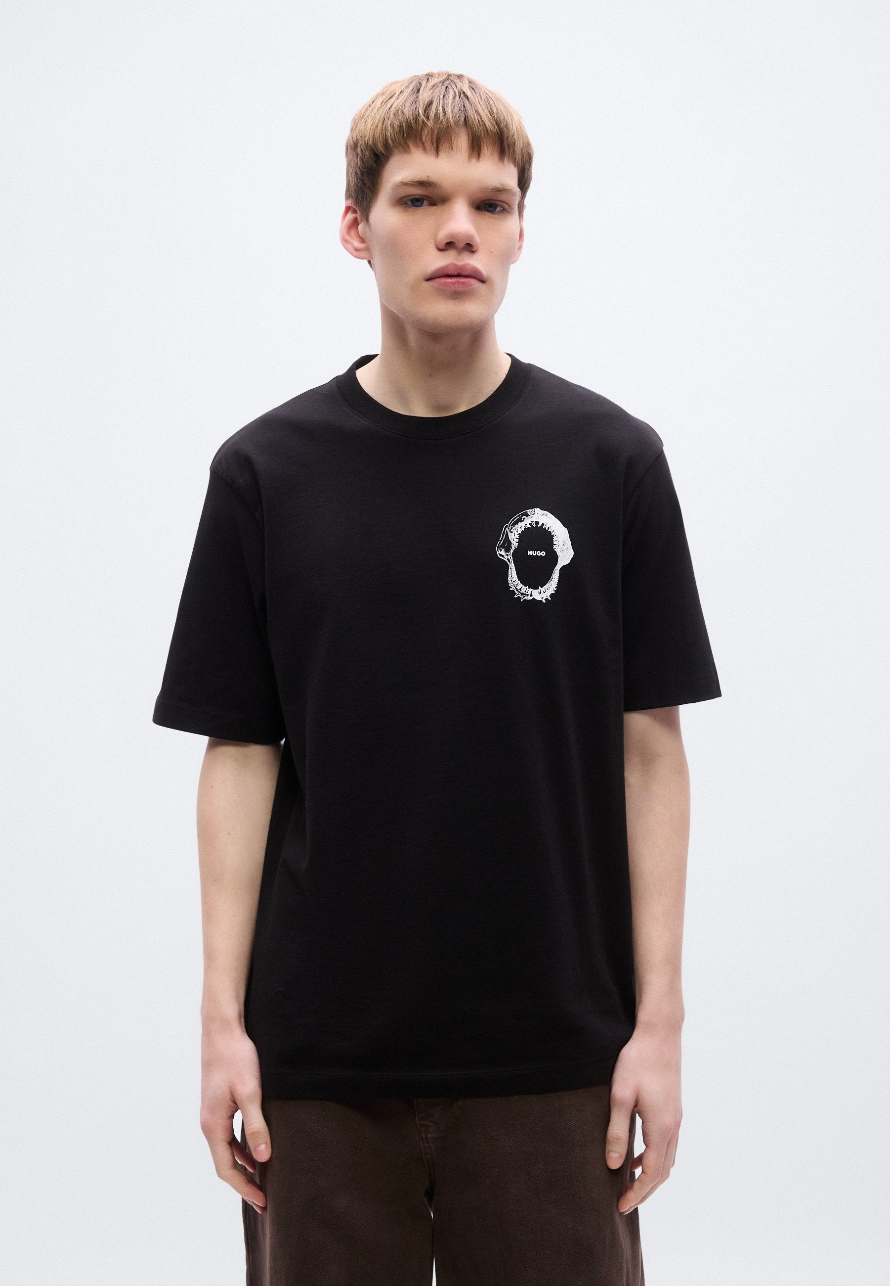NOFISHIX - Print T-shirt - black