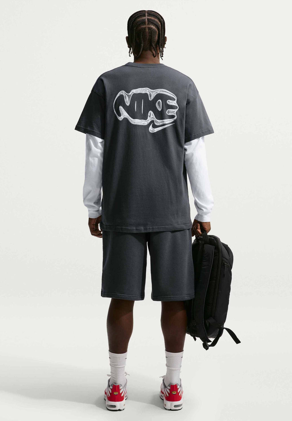 TEE - Print T-shirt - anthracite