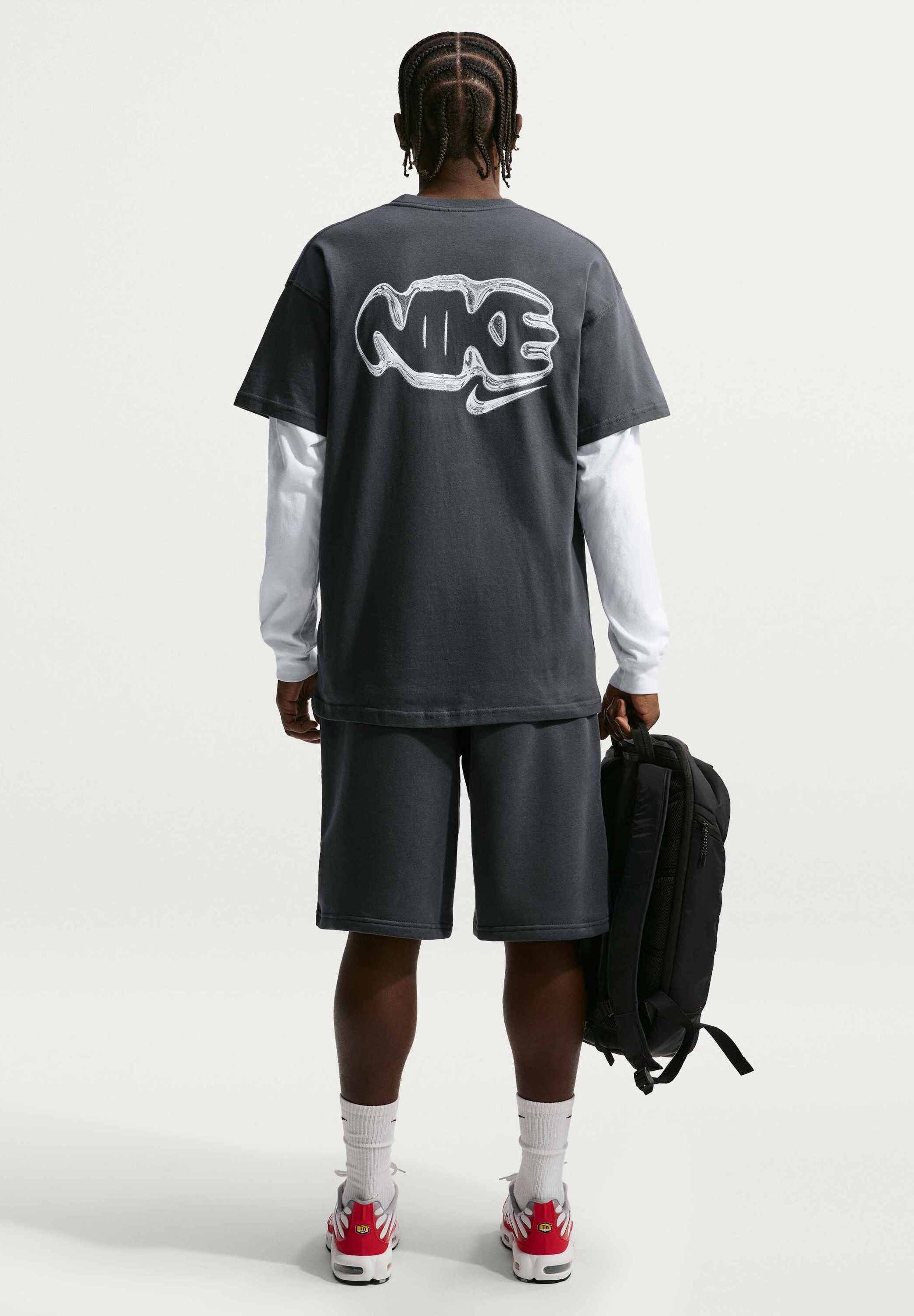 TEE - Print T-shirt - anthracite