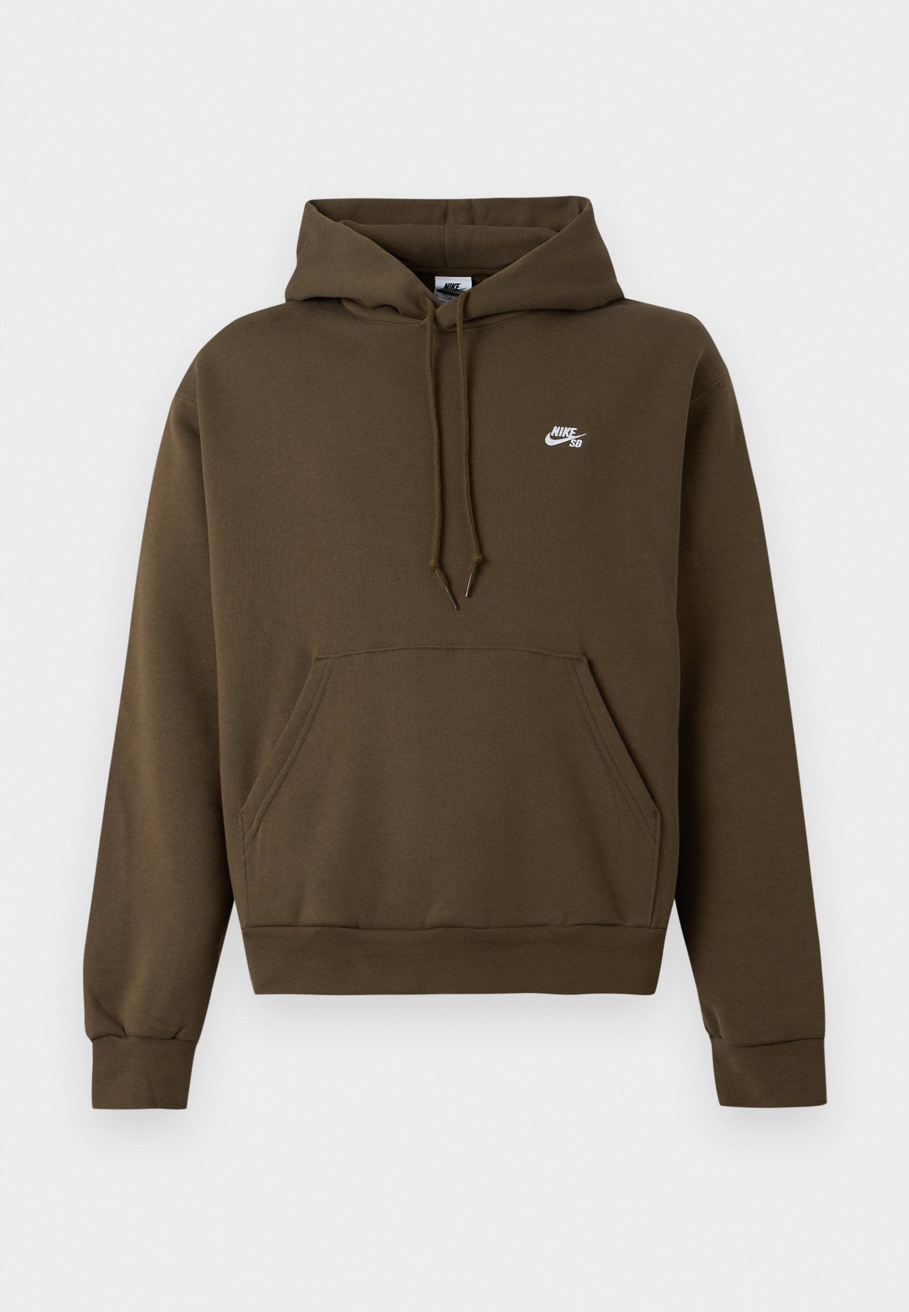 LOGO UNISEX - Hoodie - dark hazel/white