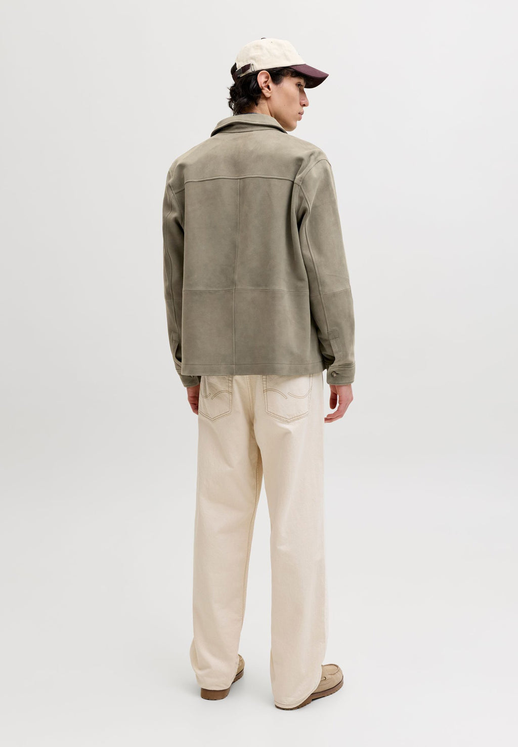 Suede Suede - Leather jacket - smokey olive